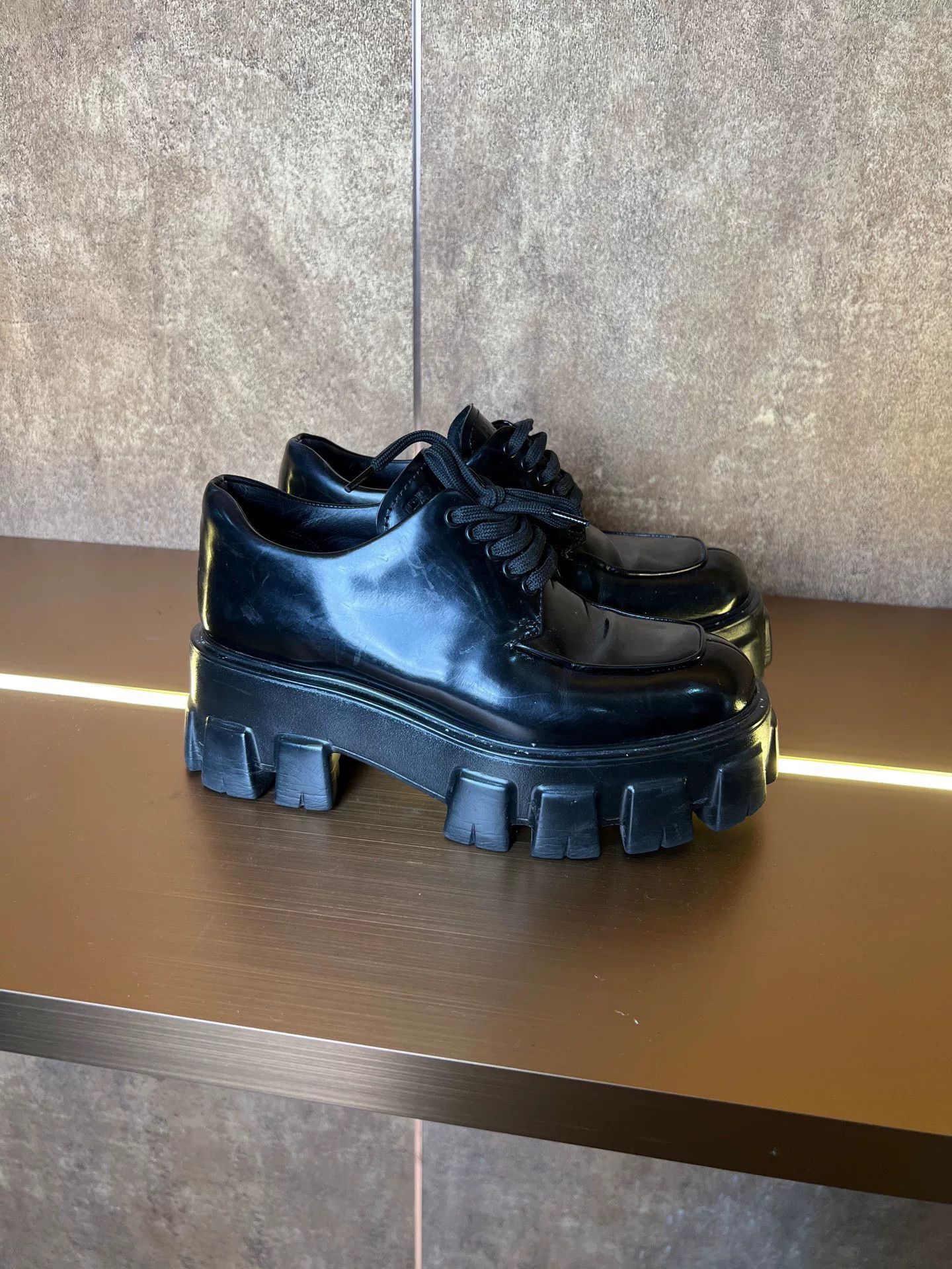 Prada Prada Serrated Shoes Size US 4.5 / IT 34.5 - 4 Thumbnail