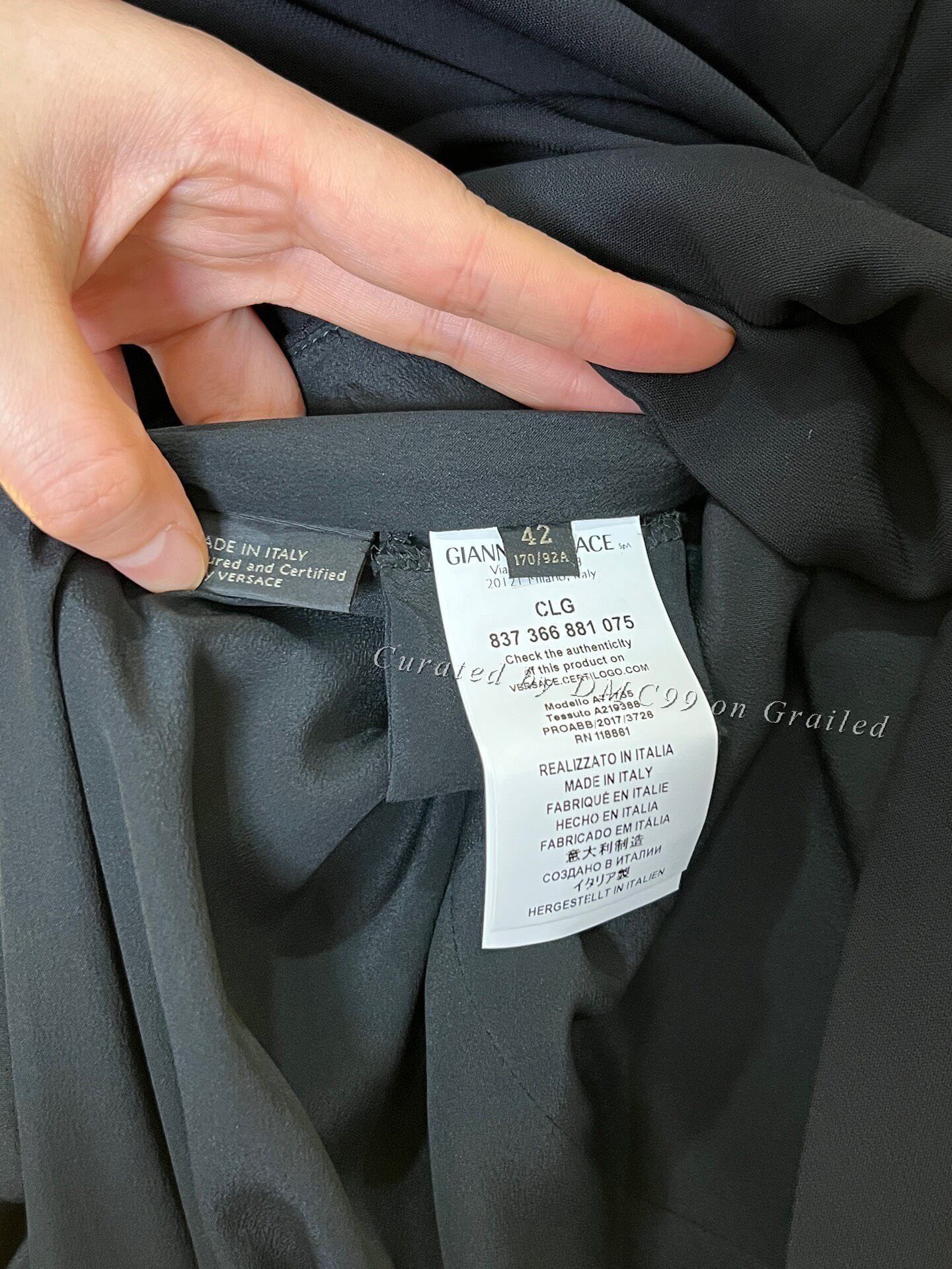 Versace Versace Women's Dress Size 42 Size M / US 6-8 / IT 42-44 - 4 Thumbnail