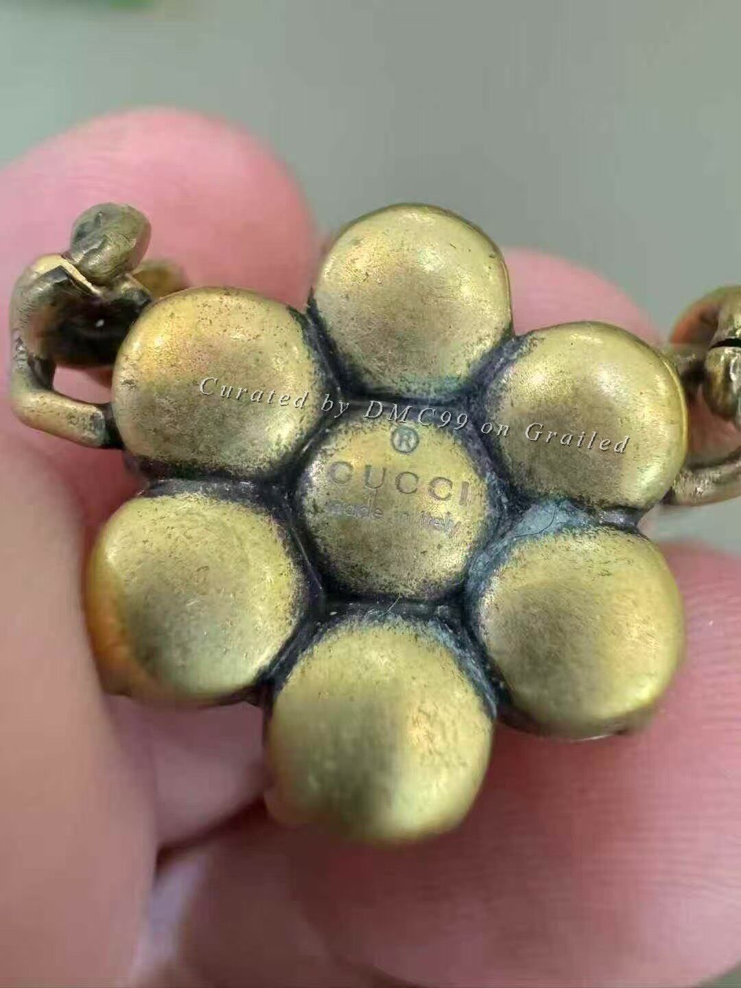 Gucci Gucci Double G Flower Diamond Necklace Size ONE SIZE - 2 Thumbnail