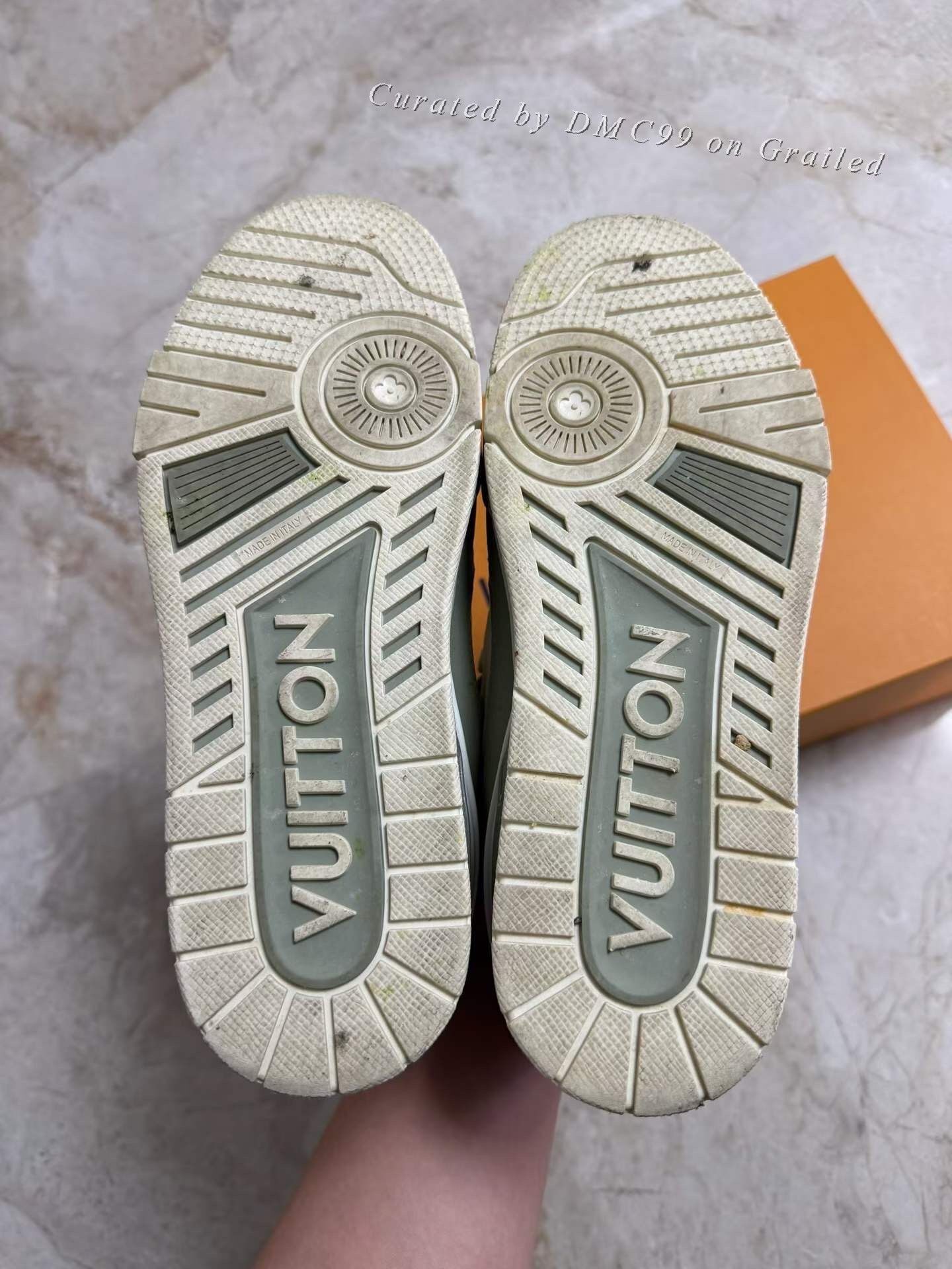 Louis Vuitton Louis Vuitton LV Trainer Green Size US 7.5 / EU 40-41 - 4 Thumbnail