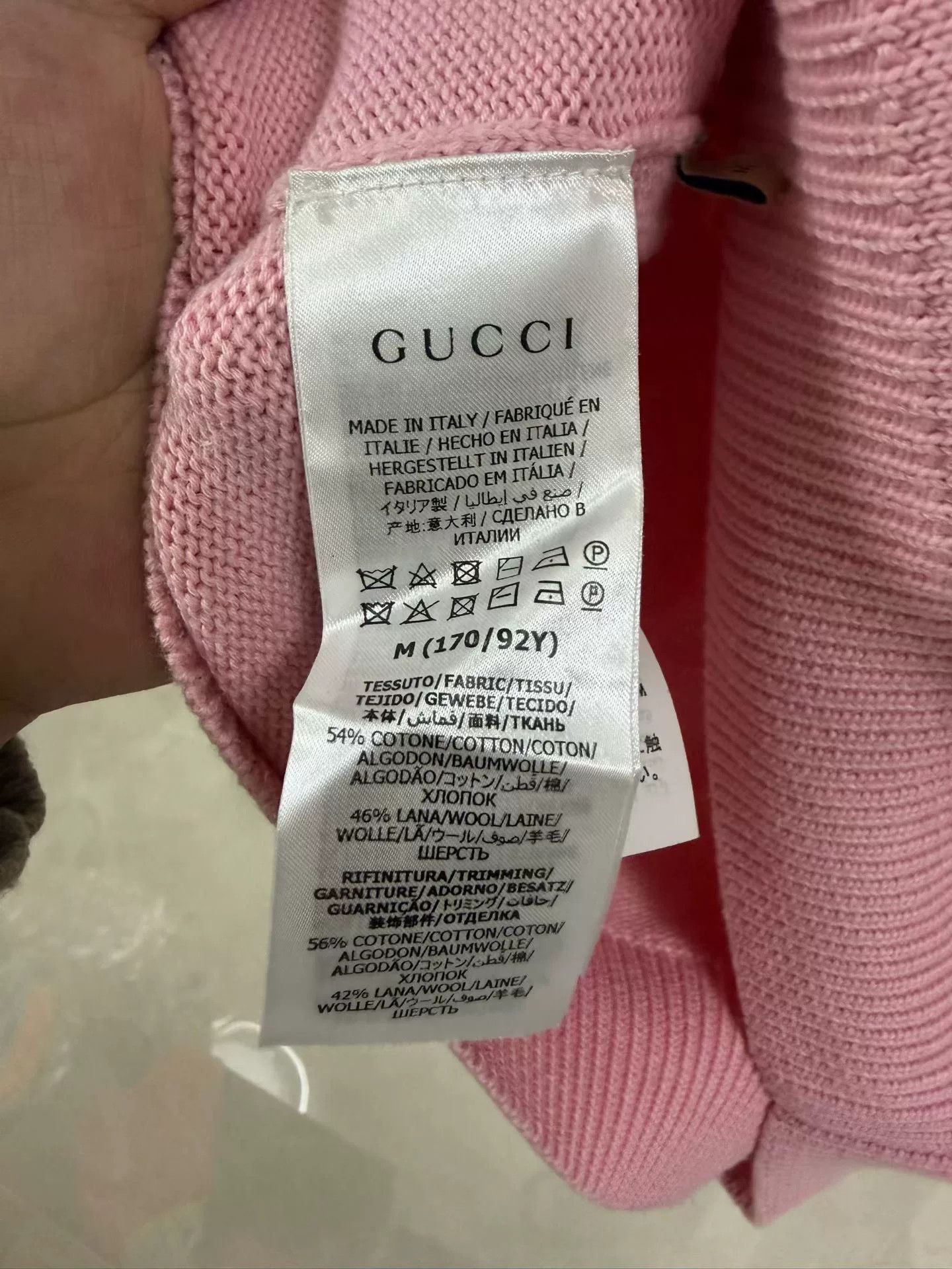 Gucci Gucci Pink Apple Knit Short-Sleeve Sweater Size M / US 6-8 / IT 42-44 - 4 Thumbnail
