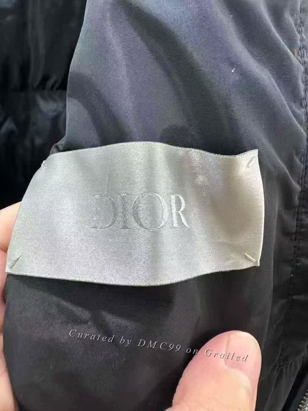 Dior DIOR FW23 Men's Blue Jacquard Down Jacket Size US M / EU 48-50 / 2 - 3 Thumbnail