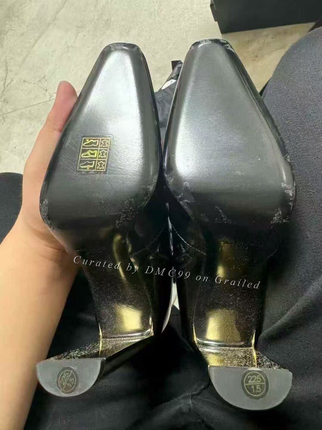 Saint Laurent Paris Saint Laurent Leather Pointed Toe Short Boots Size US 4.5 / IT 34.5 - 6 Thumbnail