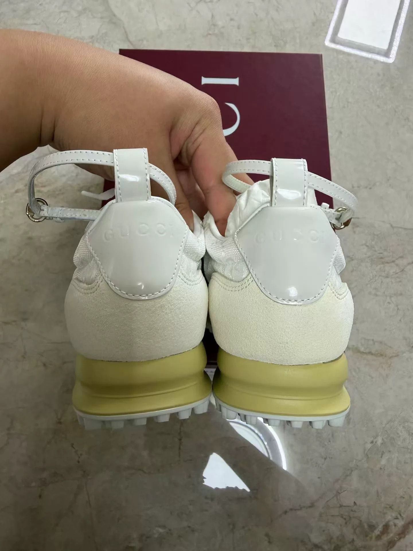 Gucci Gucci Re-Motion Round Toe Lace-Up Low-Top Size US 4 / IT 34 - 3 Thumbnail