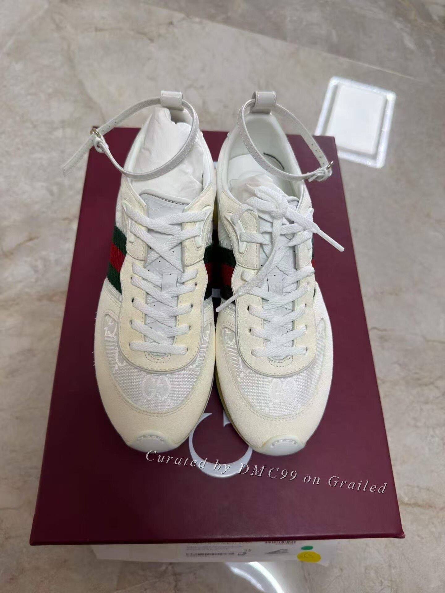 Gucci Gucci Re-Motion Round Toe Lace-Up Low-Top Size US 4 / IT 34 - 2 Thumbnail