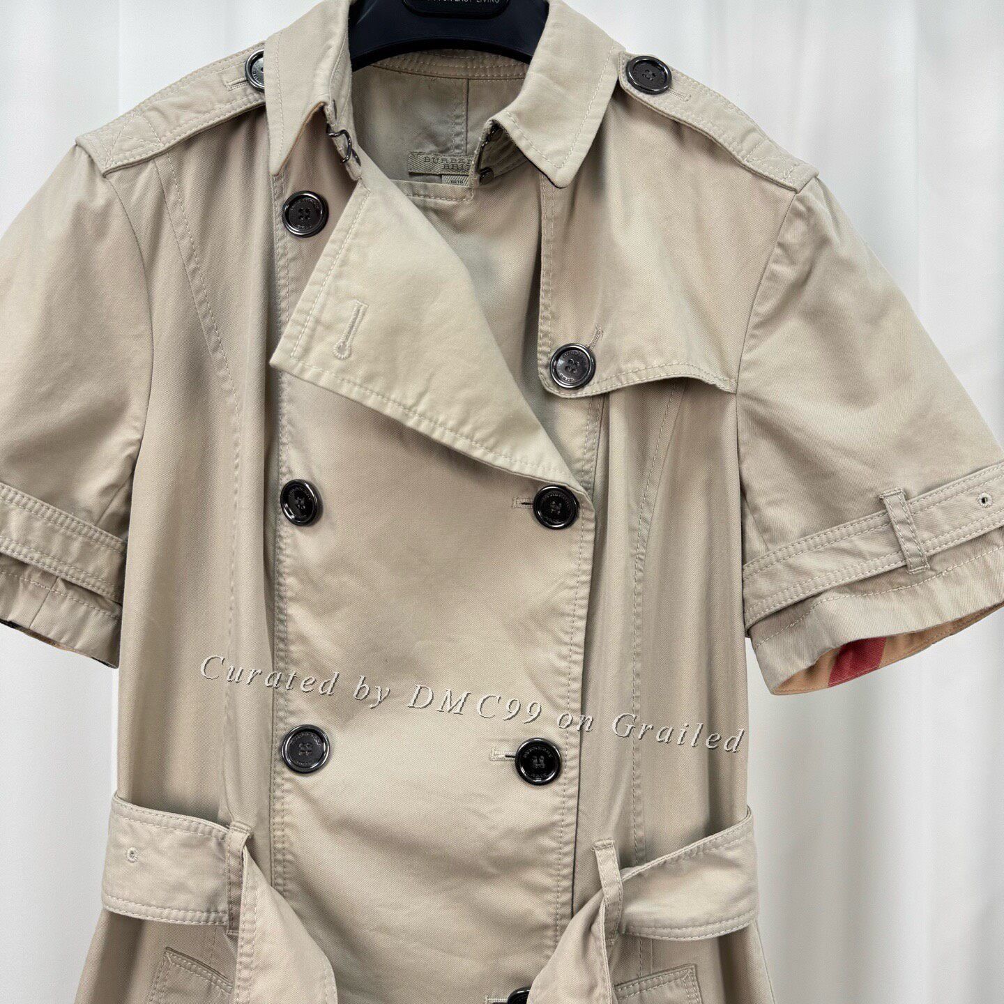 Burberry Burberry Double-Breasted Short-Sleeve Trench Size S / US 4 / IT 40 - 3 Thumbnail