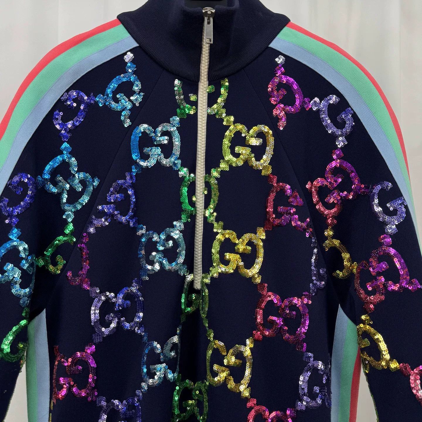 Gucci Gucci Double G Monogram Sequin Dress Size XS / US 0-2 / IT 36-38 - 3 Thumbnail
