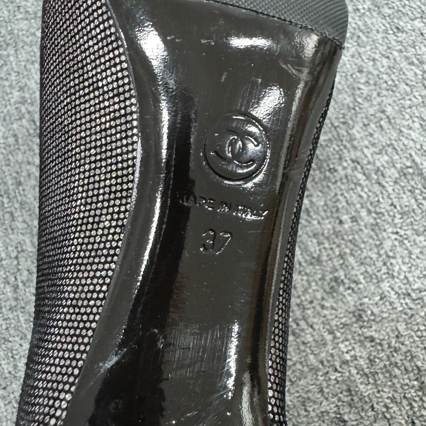 Chanel Chanel Black Crystal Side Zip High Heel Ankle Boots Size US 6 / IT 36 - 6 Thumbnail