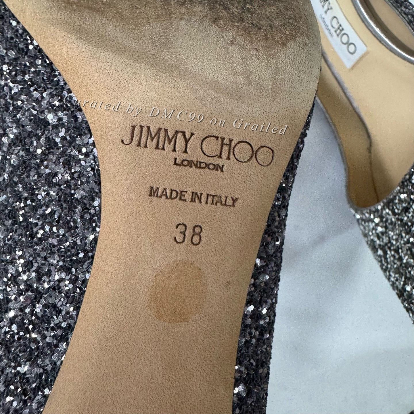 Jimmy Choo Jimmy Choo Silver-Purple Gradient High Heels Size US 7 / IT 37 - 6 Thumbnail