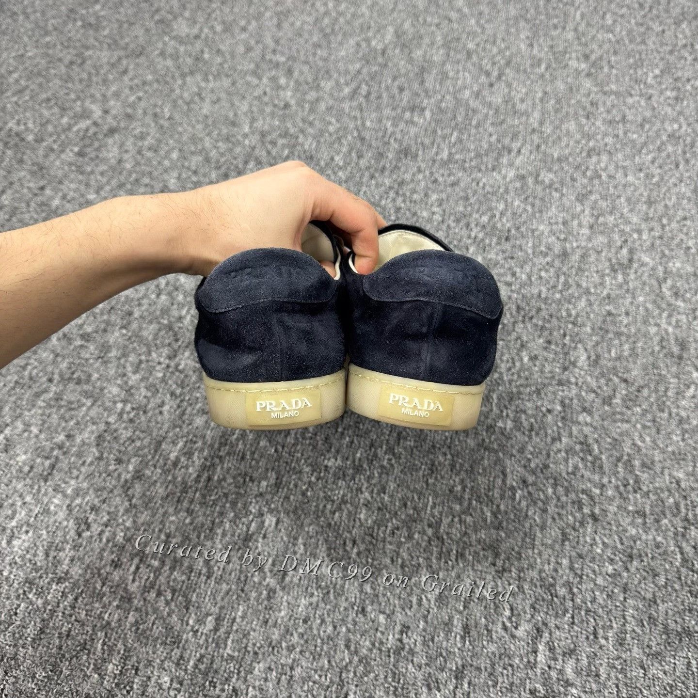 Prada Prada New Triangle Logo Suede Training Shoes Size US 10 / EU 43 - 4 Thumbnail