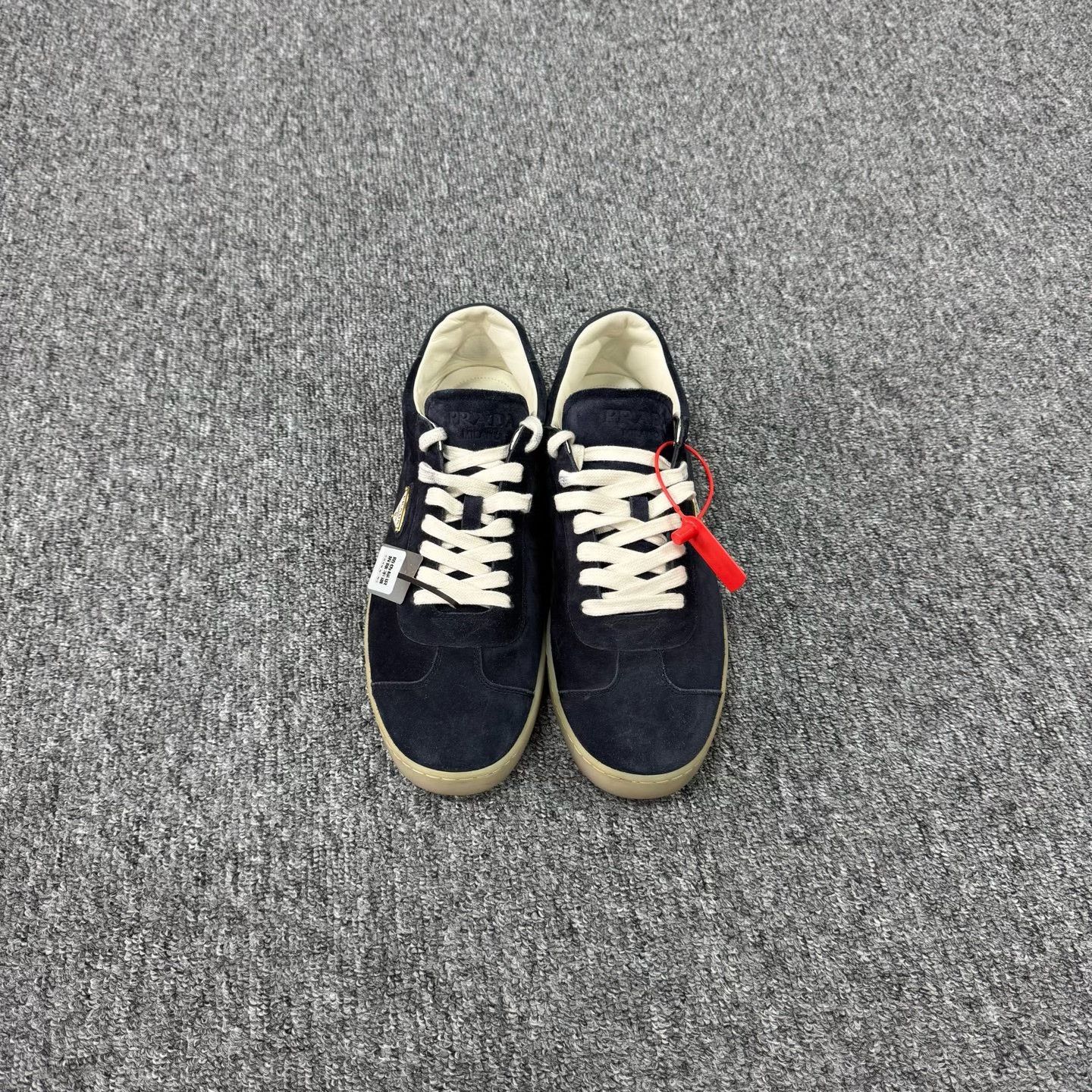 Prada Prada New Triangle Logo Suede Training Shoes Size US 10 / EU 43 - 3 Thumbnail