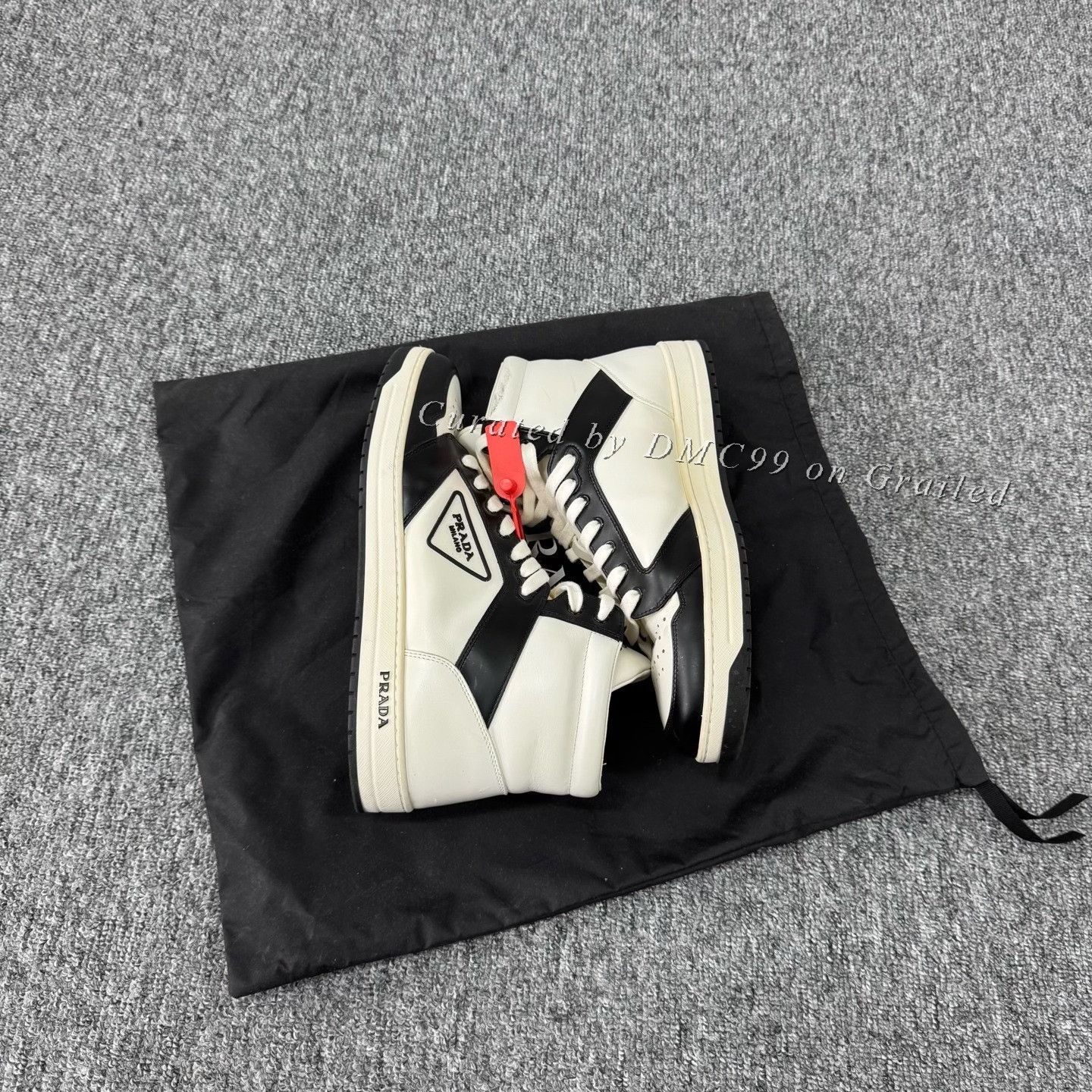 Prada Prada Triangle Logo District High-Top Sneakers Size US 10 / EU 43 - 6 Thumbnail