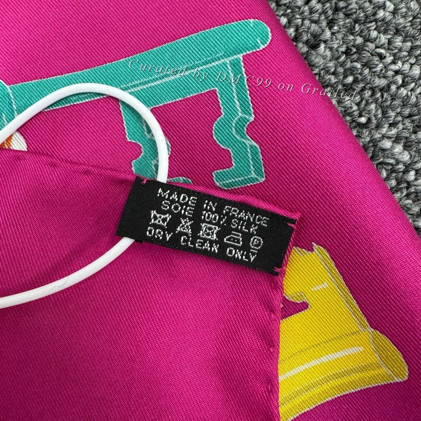 Hermes Hermes Key Square Scarf 140x140cm Size ONE SIZE - 4 Thumbnail