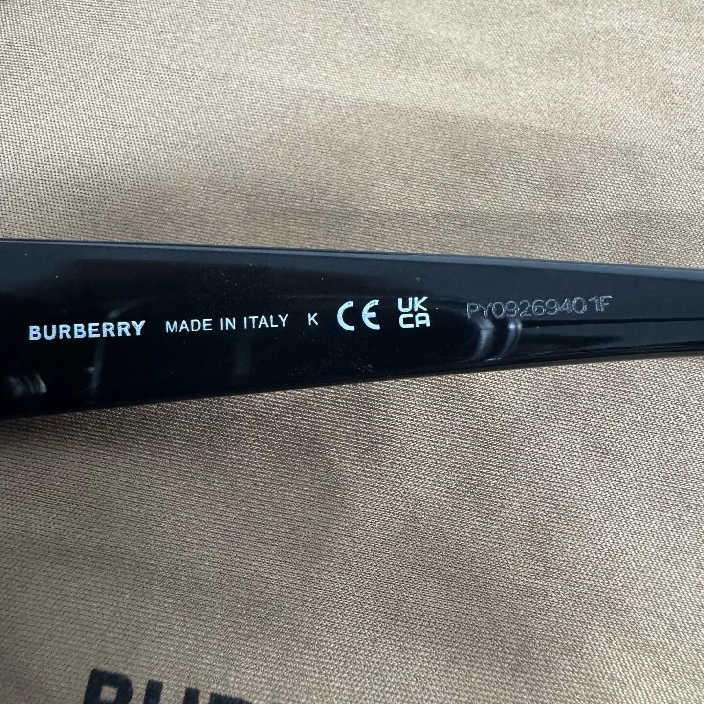 Burberry Burberry All-over Large Letter Square Sunglasses Size ONE SIZE - 4 Thumbnail
