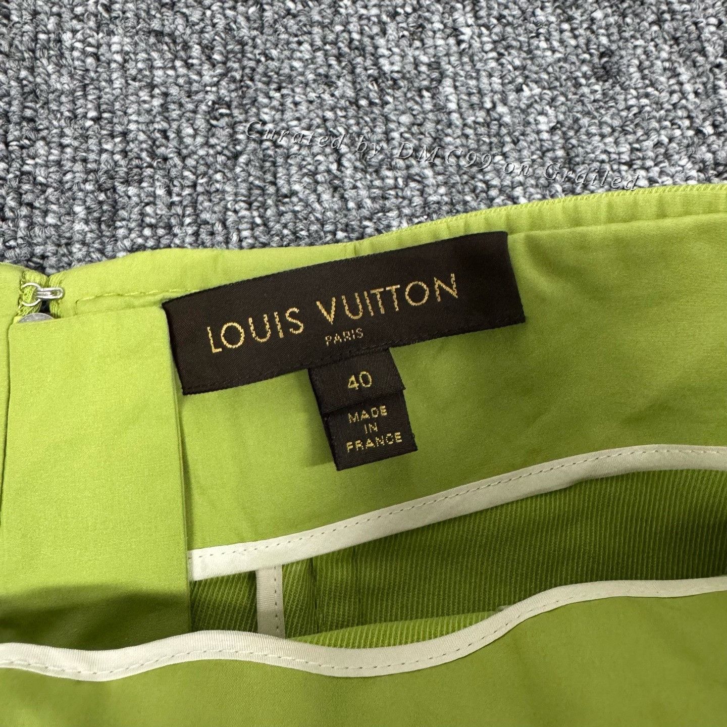 Louis Vuitton Louis Vuitton Green Skirt Size 40 Size 40" / US 18 - 4 Thumbnail