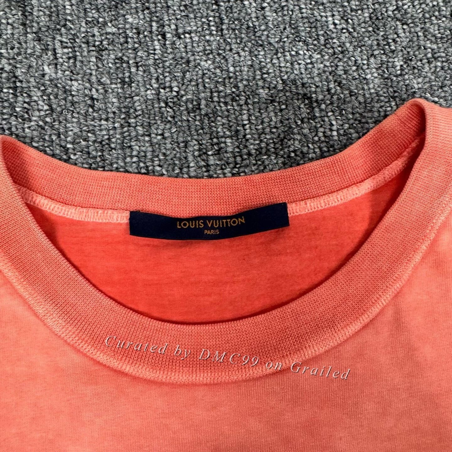 Louis Vuitton Louis Vuitton Washed Print Logo Cotton Tee Size US M / EU 48-50 / 2 - 4 Thumbnail