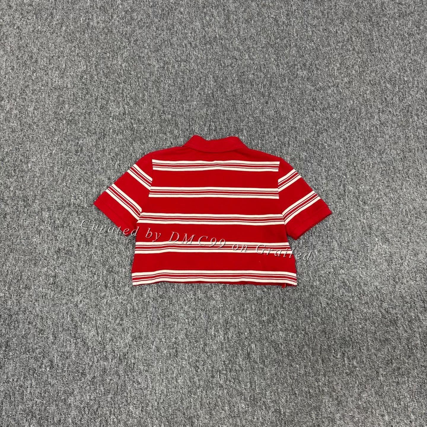 Miu Miu Miu Miu Embroidered Logo Striped Short-Sleeve Size XS / US 0-2 / IT 36-38 - 2 Thumbnail