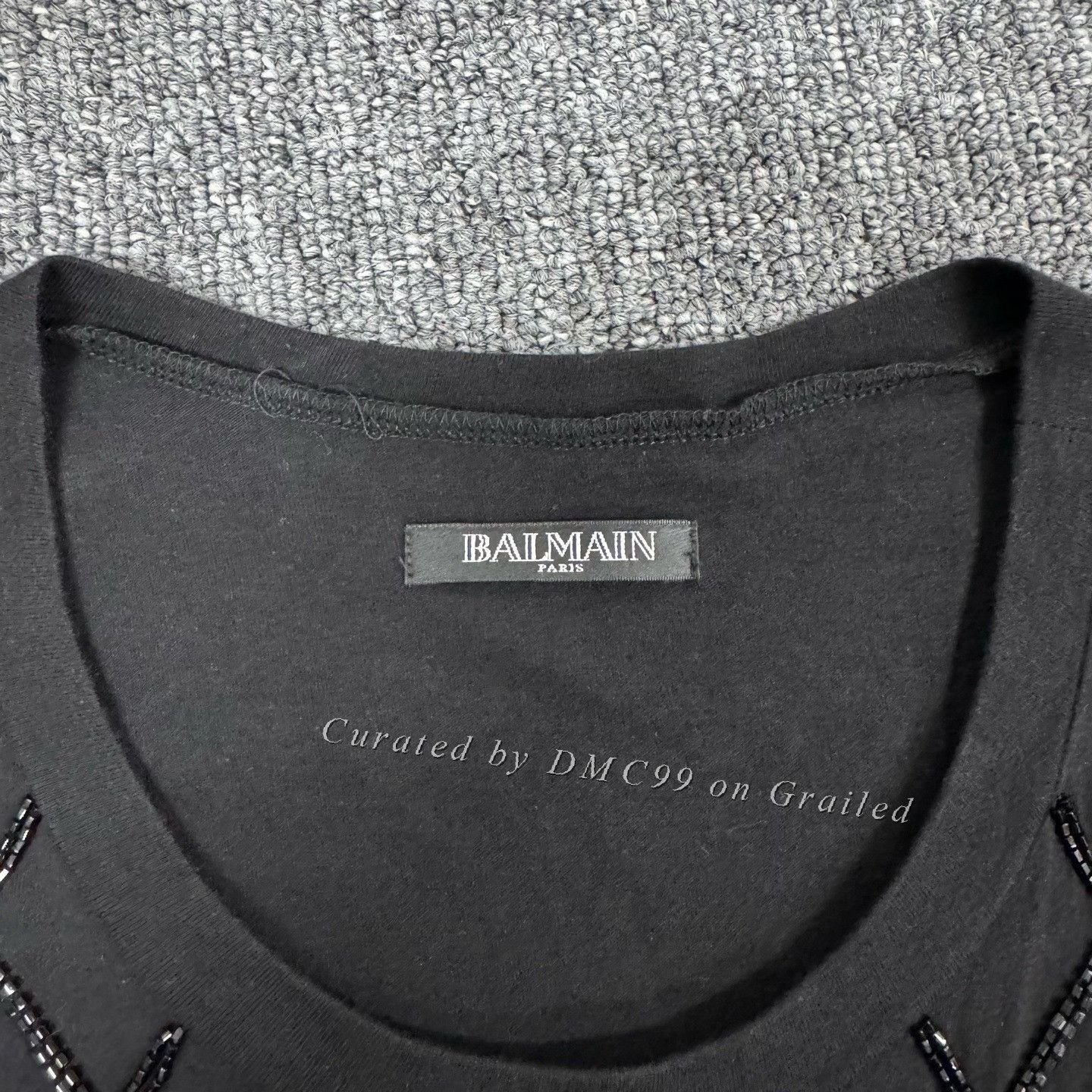 Balmain Balmain Short-Sleeve Embellished Dress Size XS / US 0-2 / IT 36-38 - 4 Thumbnail