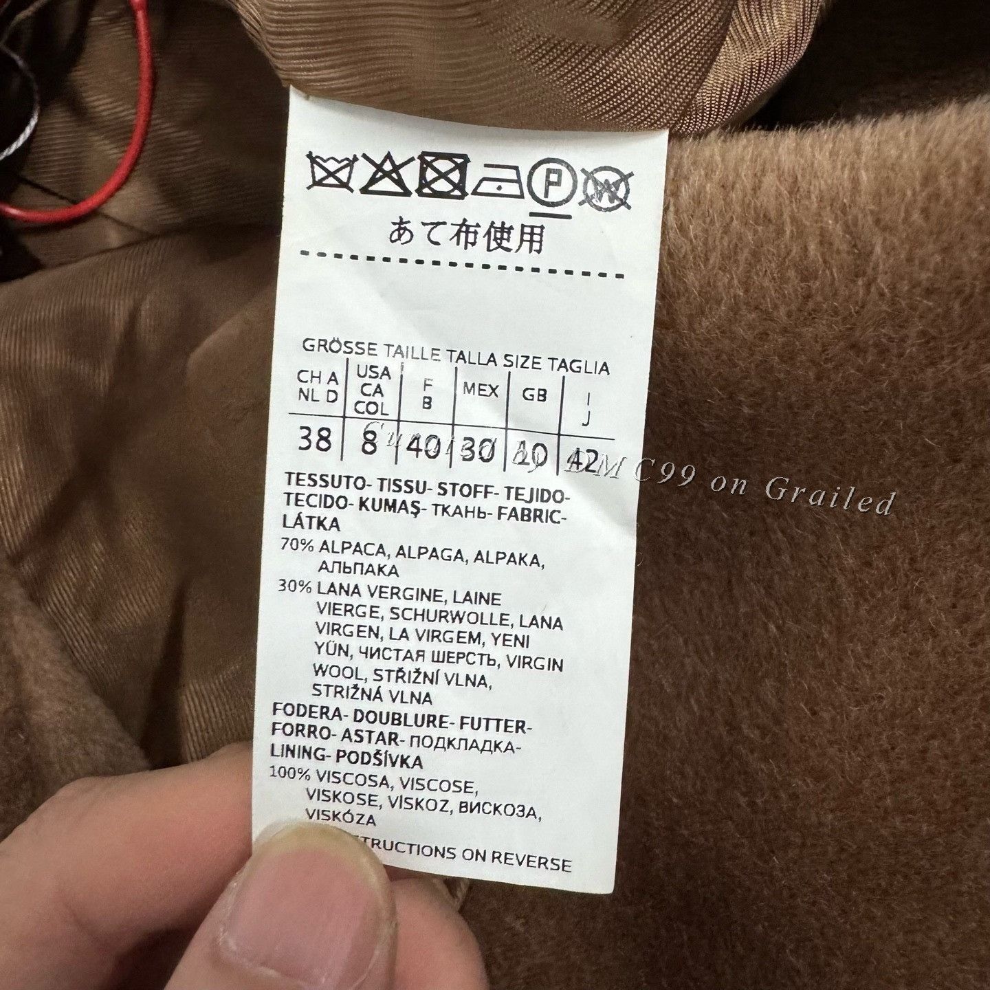 Max Mara MaxMara Alpaca Lapel Coat Size 40 Size S / US 4 / IT 40 - 6 Thumbnail