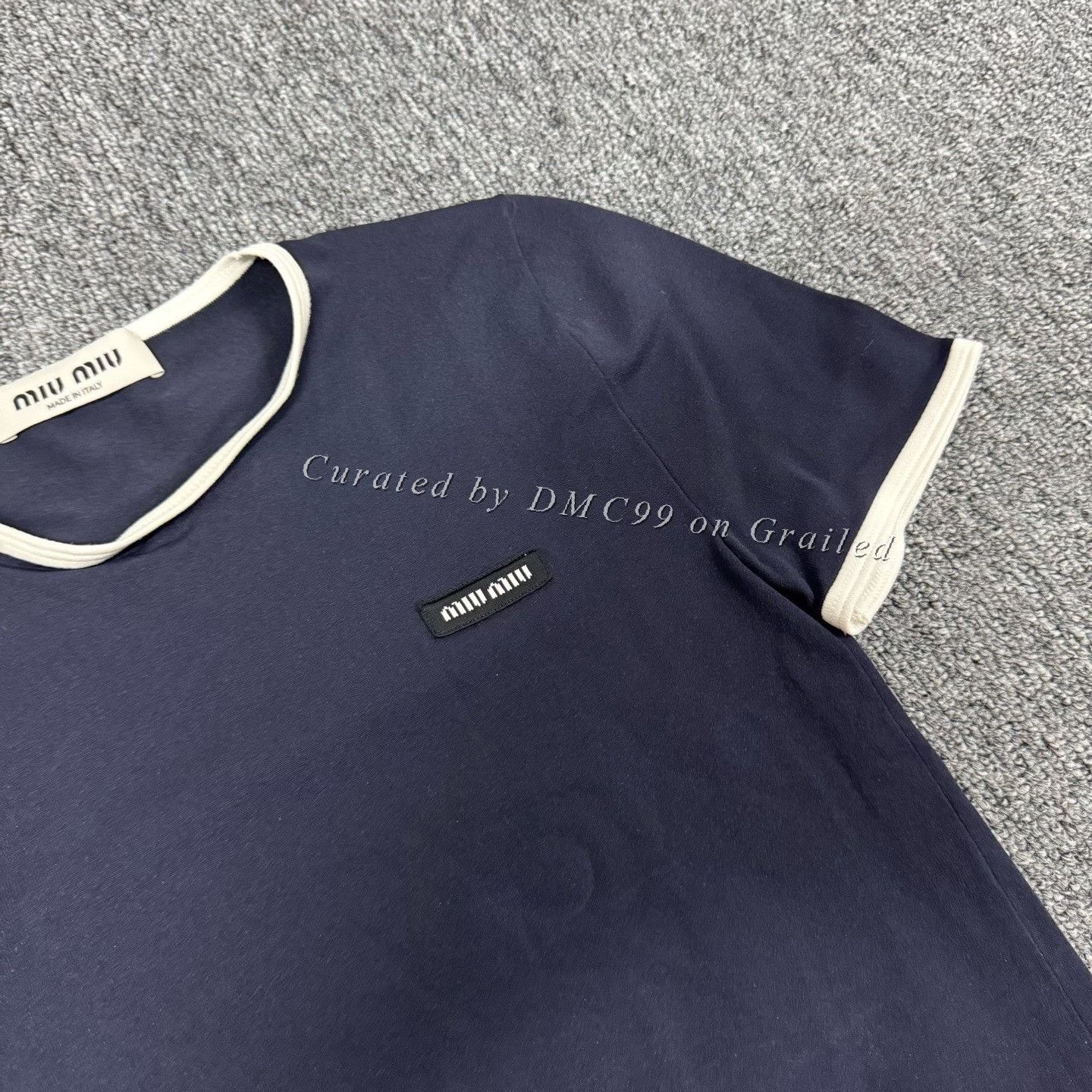 Miu Miu Miumiu 25 Knit Short-Sleeve Top Size S / US 4 / IT 40 - 4 Thumbnail