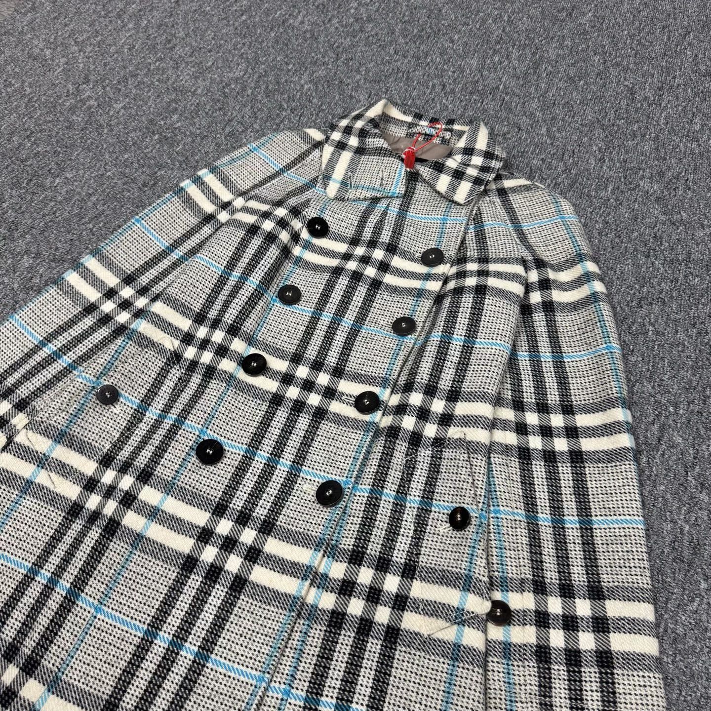 Burberry Burberry London Check Wool Coat UK8 Size XS / US 0-2 / IT 36-38 - 4 Thumbnail