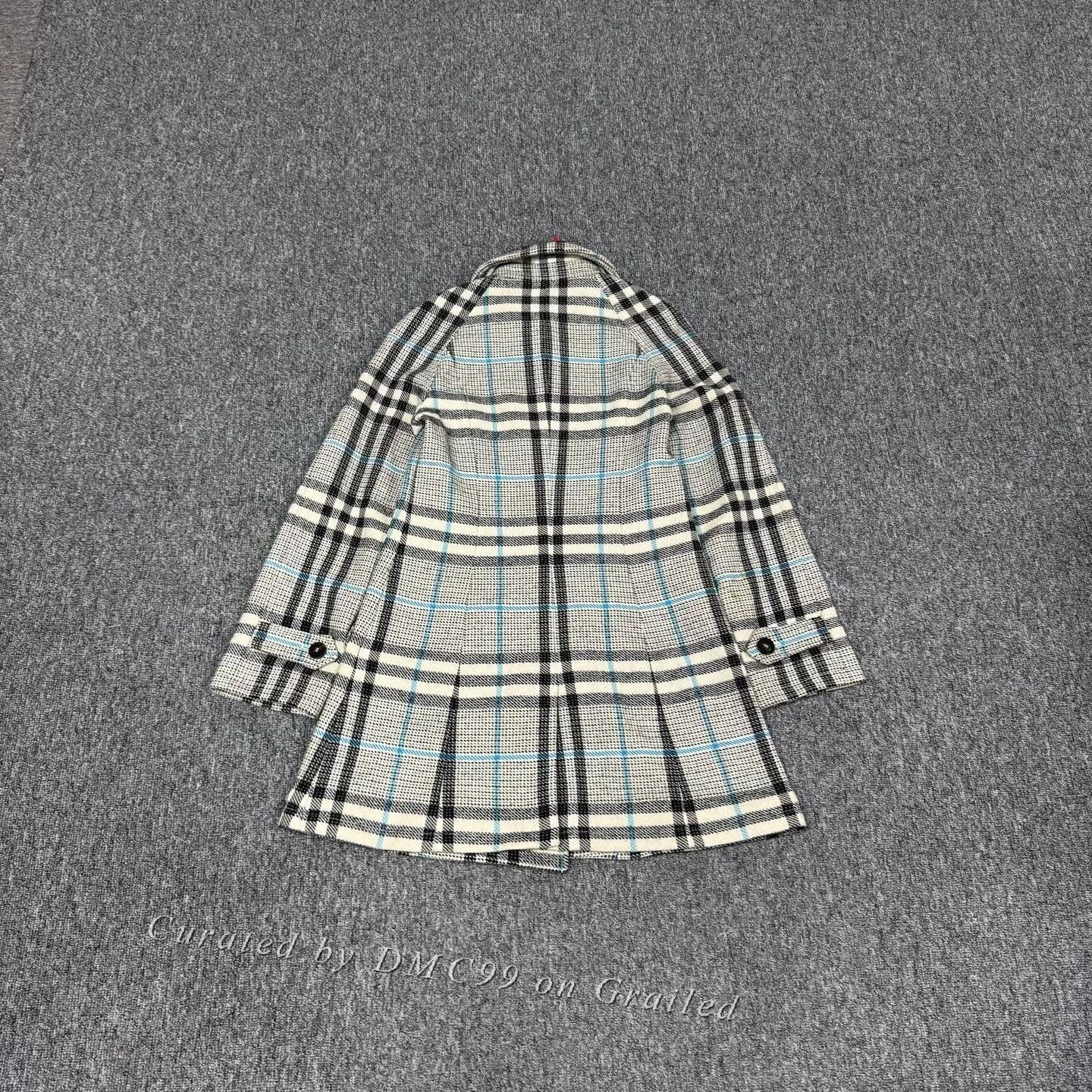 Burberry Burberry London Check Wool Coat UK8 Size XS / US 0-2 / IT 36-38 - 2 Thumbnail
