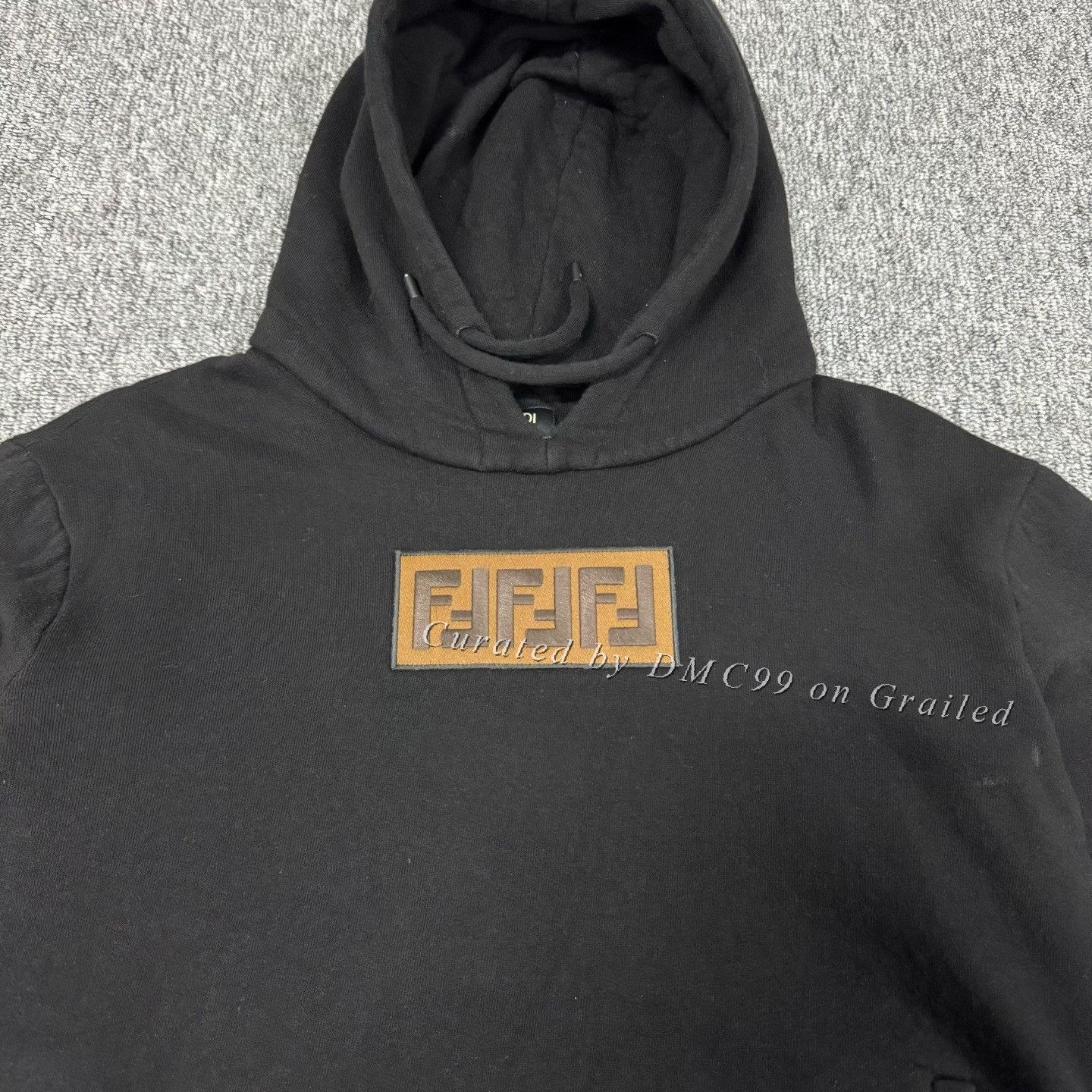 Fendi Fendi Double F Logo Wool Lining Hoodie Size US S / EU 44-46 / 1 - 5 Thumbnail