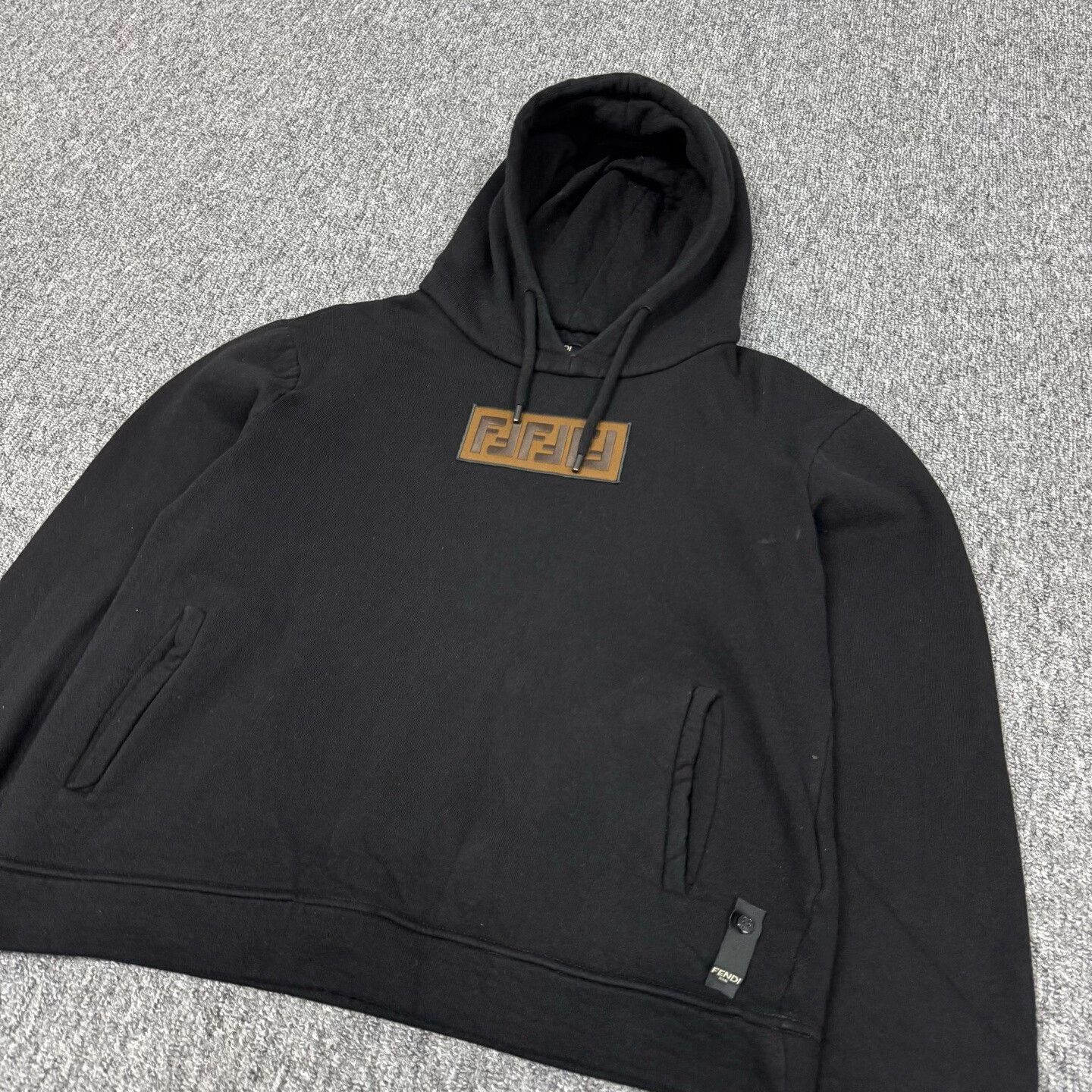 Fendi Fendi Double F Logo Wool Lining Hoodie Size US S / EU 44-46 / 1 - 4 Thumbnail