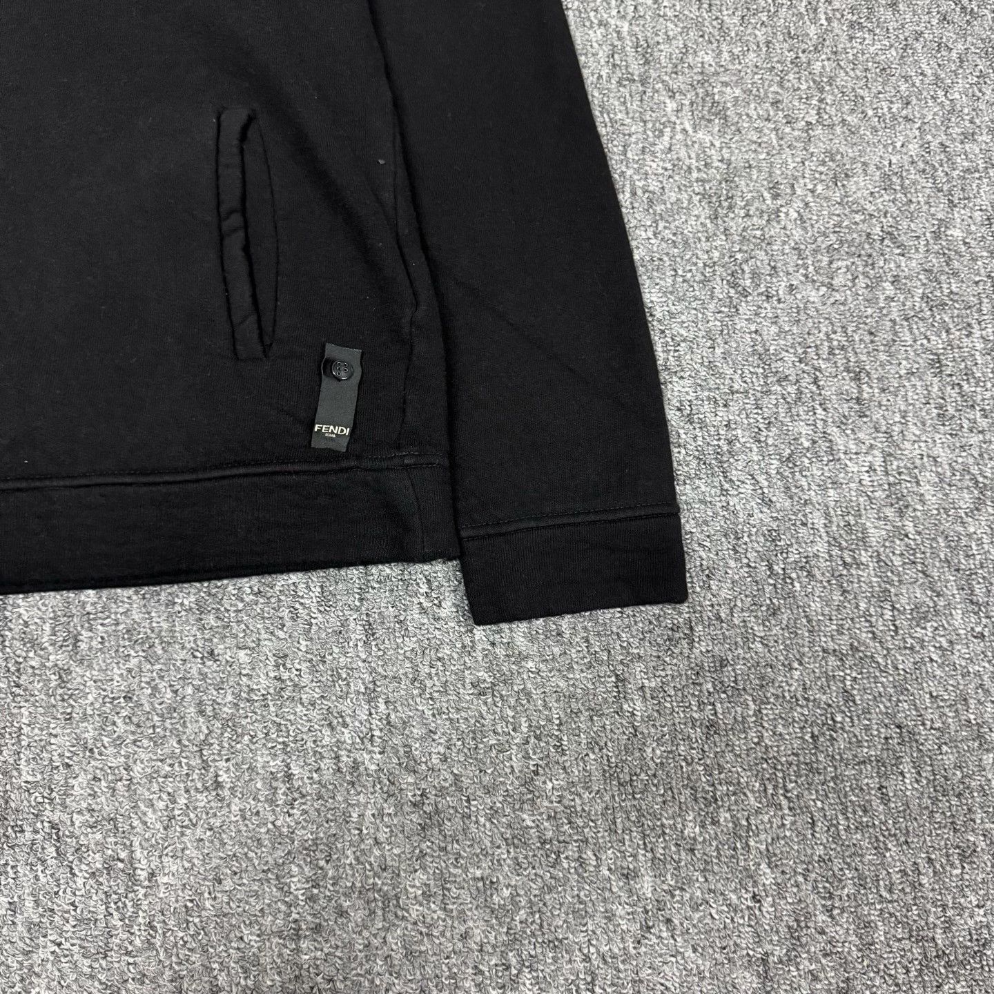 Fendi Fendi Double F Logo Wool Lining Hoodie Size US S / EU 44-46 / 1 - 3 Thumbnail