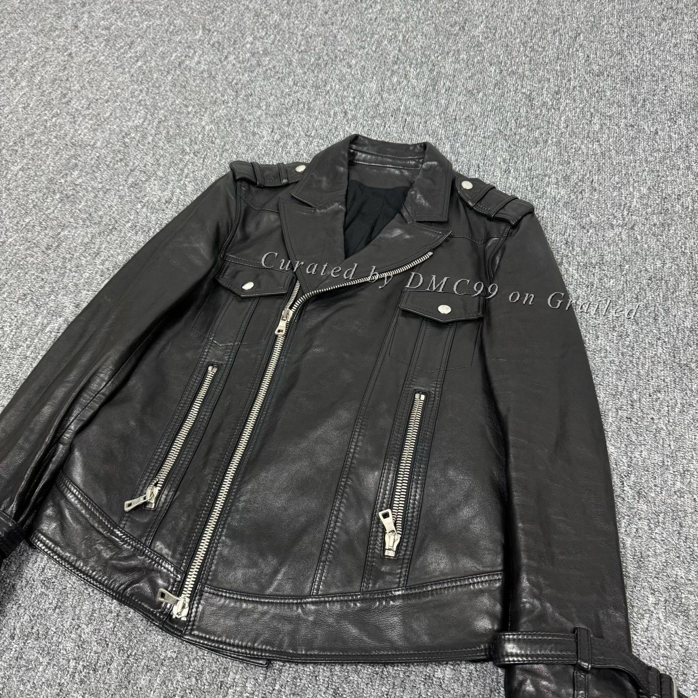 Balmain Balmain Motorcycle Leather Jacket Size 48 Size US M / EU 48-50 / 2 - 4 Thumbnail