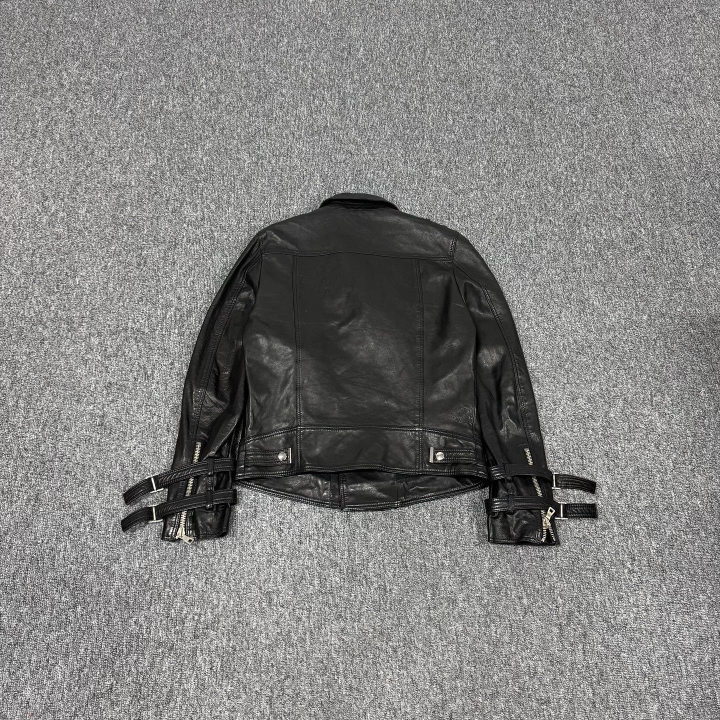 Balmain Balmain Motorcycle Leather Jacket Size 48 Size US M / EU 48-50 / 2 - 2 Thumbnail