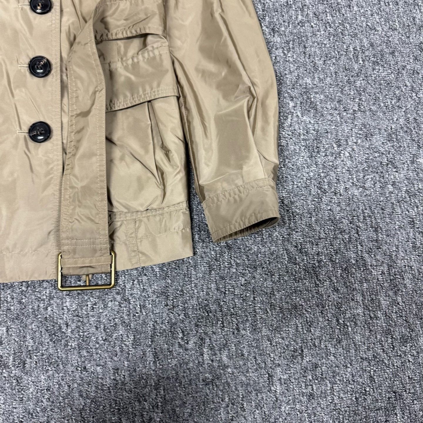 Burberry Burberry Double-Breasted Belted Short Trench Coat Size XXS / US 00 / IT 34 - 3 Thumbnail