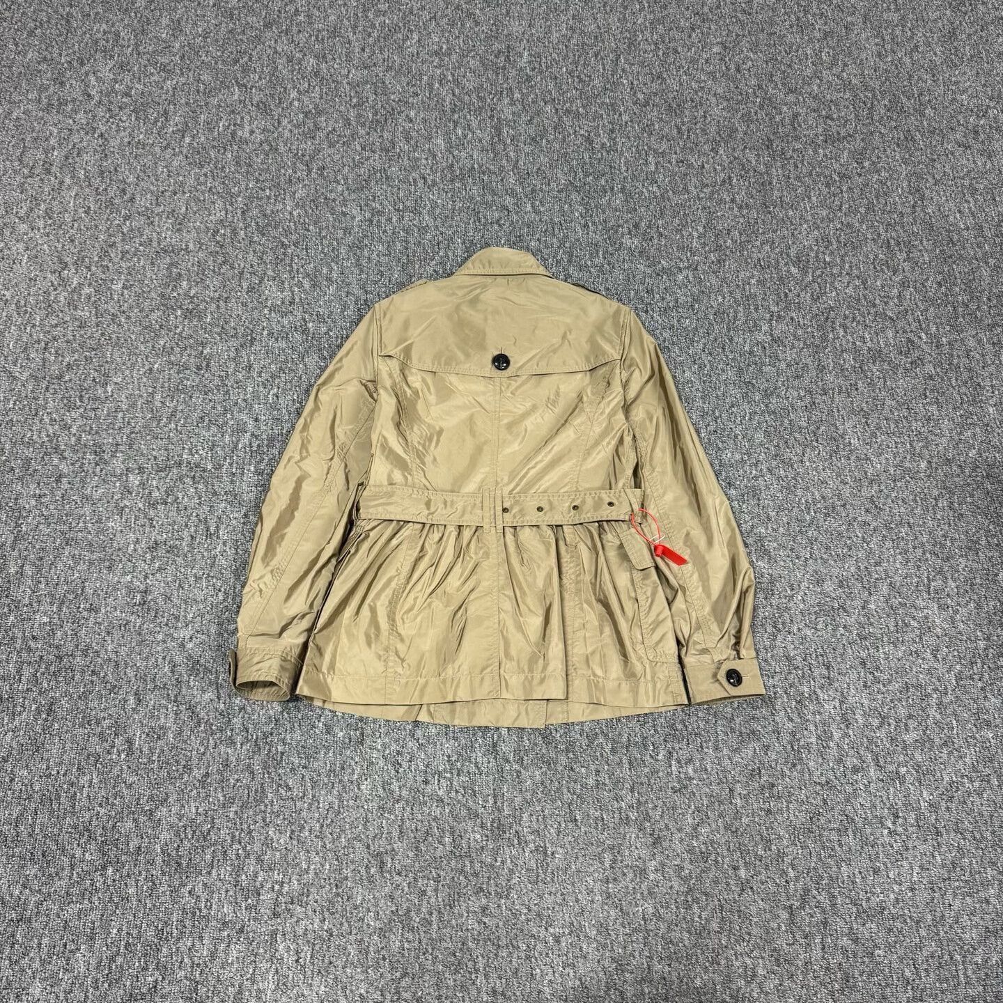 Burberry Burberry Double-Breasted Belted Short Trench Coat Size XXS / US 00 / IT 34 - 2 Thumbnail