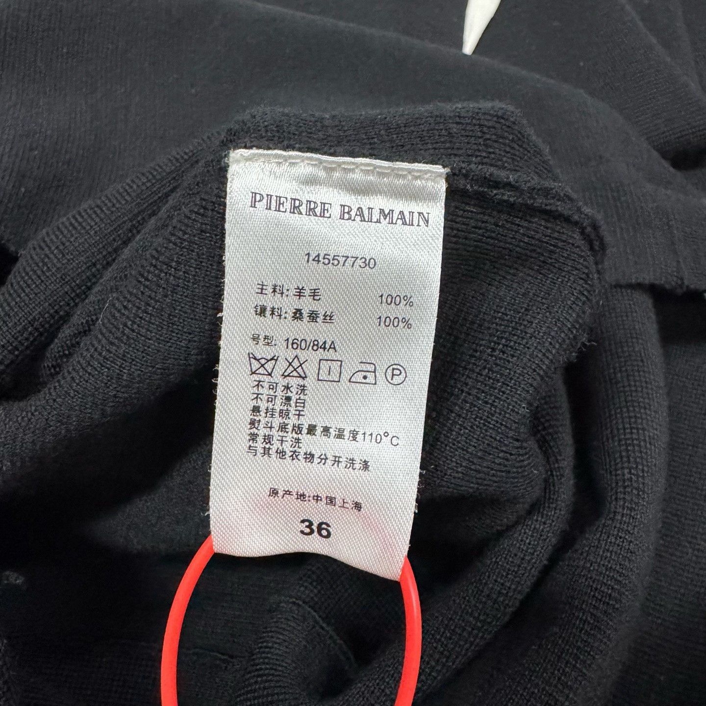 Balmain Balmain Black White Long Sleeve Dress Size XS / US 0-2 / IT 36-38 - 6 Thumbnail