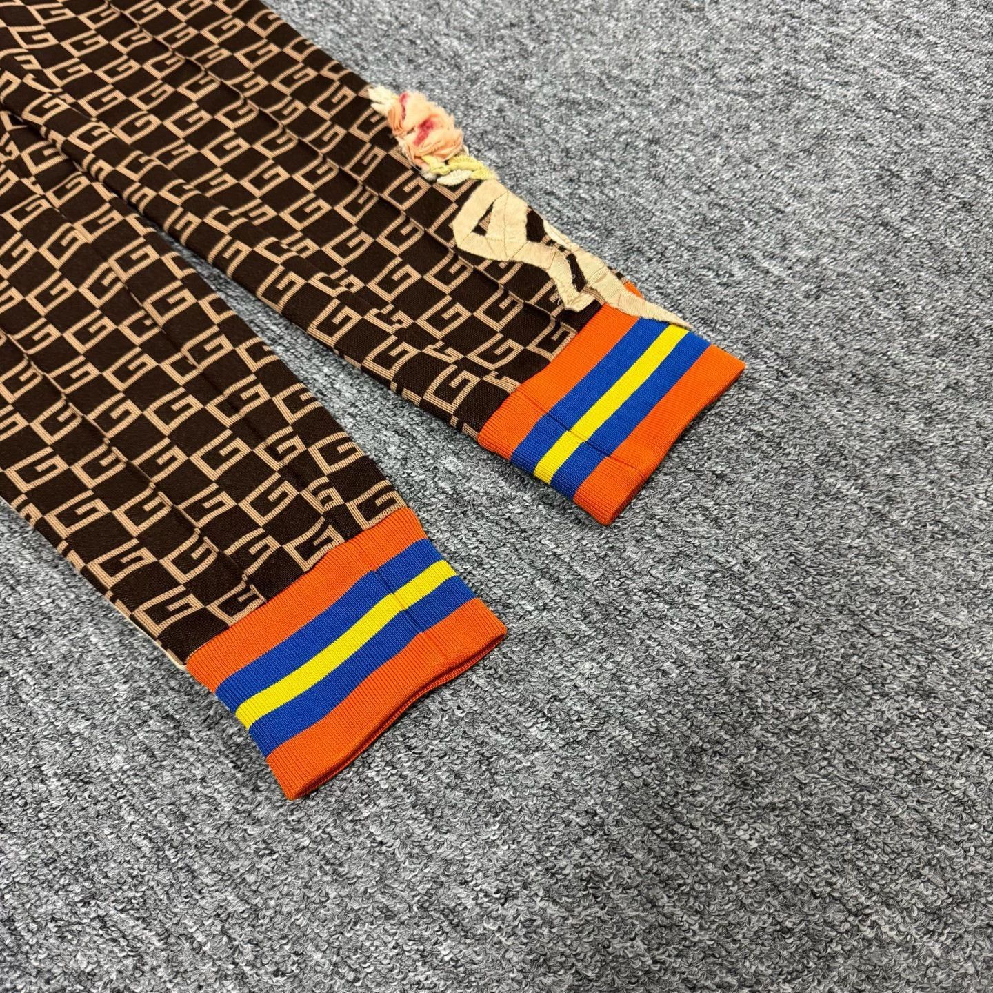 Gucci Gucci Limited Edition Floral Embroidery Striped Sweatpants Size 34" / US 12 / IT 48 - 3 Thumbnail