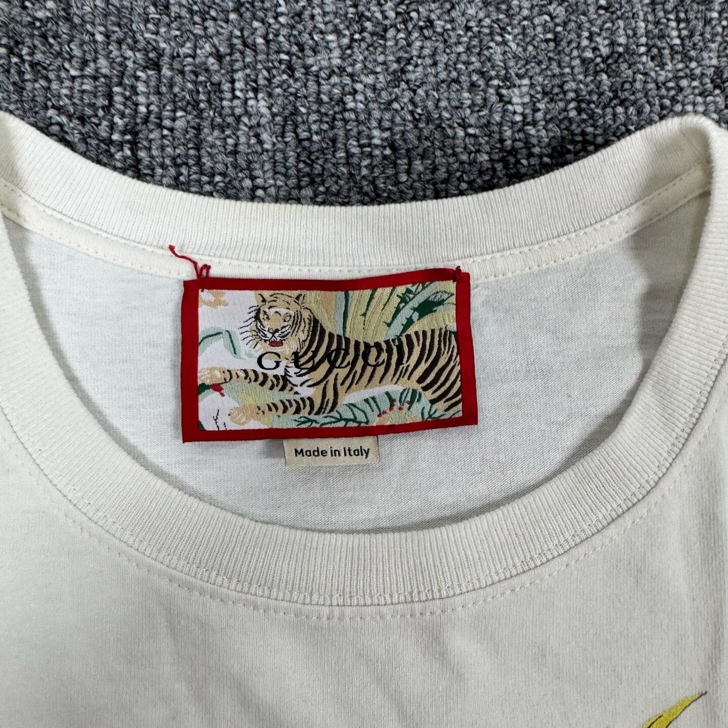 Gucci Gucci Red Green Stripe Jungle Tiger T-shirt Size US XS / EU 42 / 0 - 5 Thumbnail
