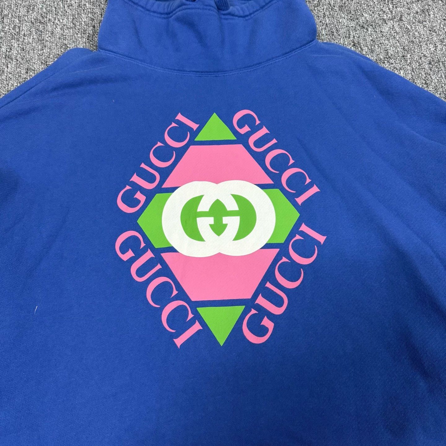 Gucci Gucci FW23 Logo Print Cotton Drawstring Hoodie XS Size XS / US 0-2 / IT 36-38 - 5 Thumbnail