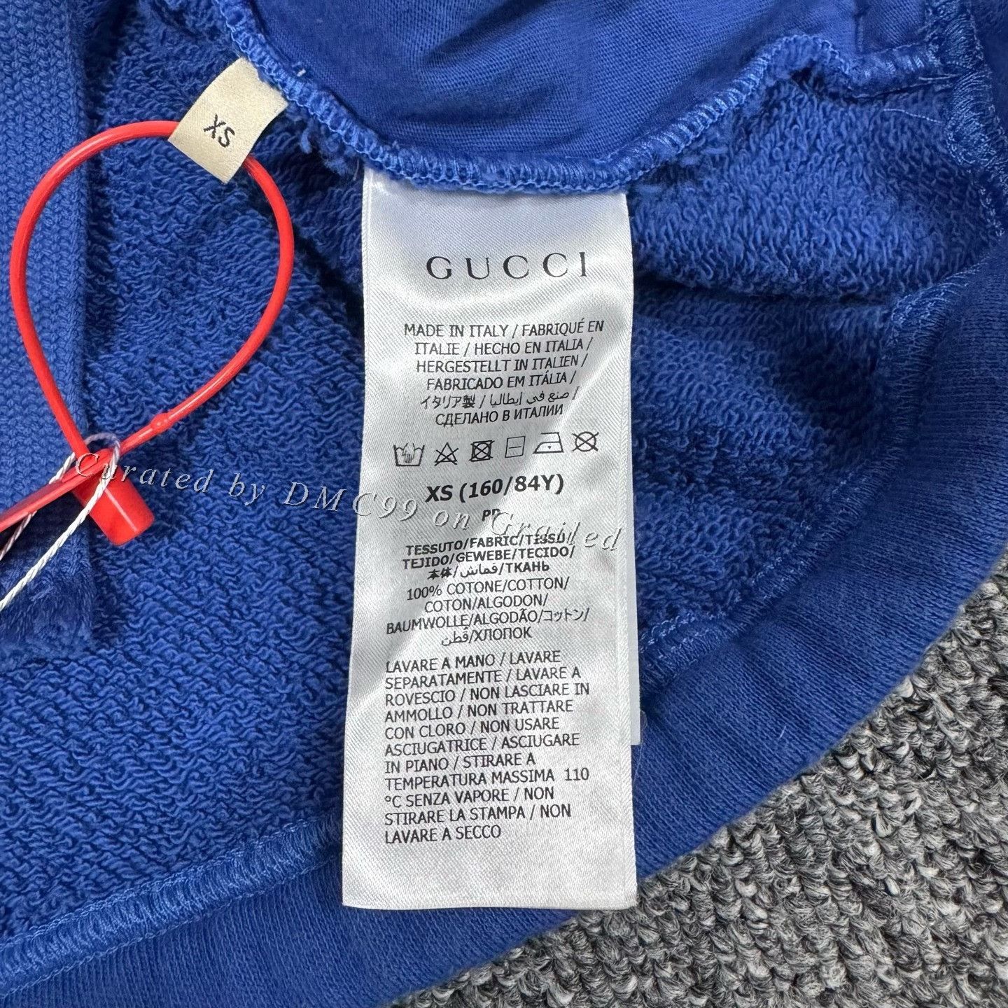 Gucci Gucci FW23 Logo Print Cotton Drawstring Hoodie XS Size XS / US 0-2 / IT 36-38 - 7 Thumbnail