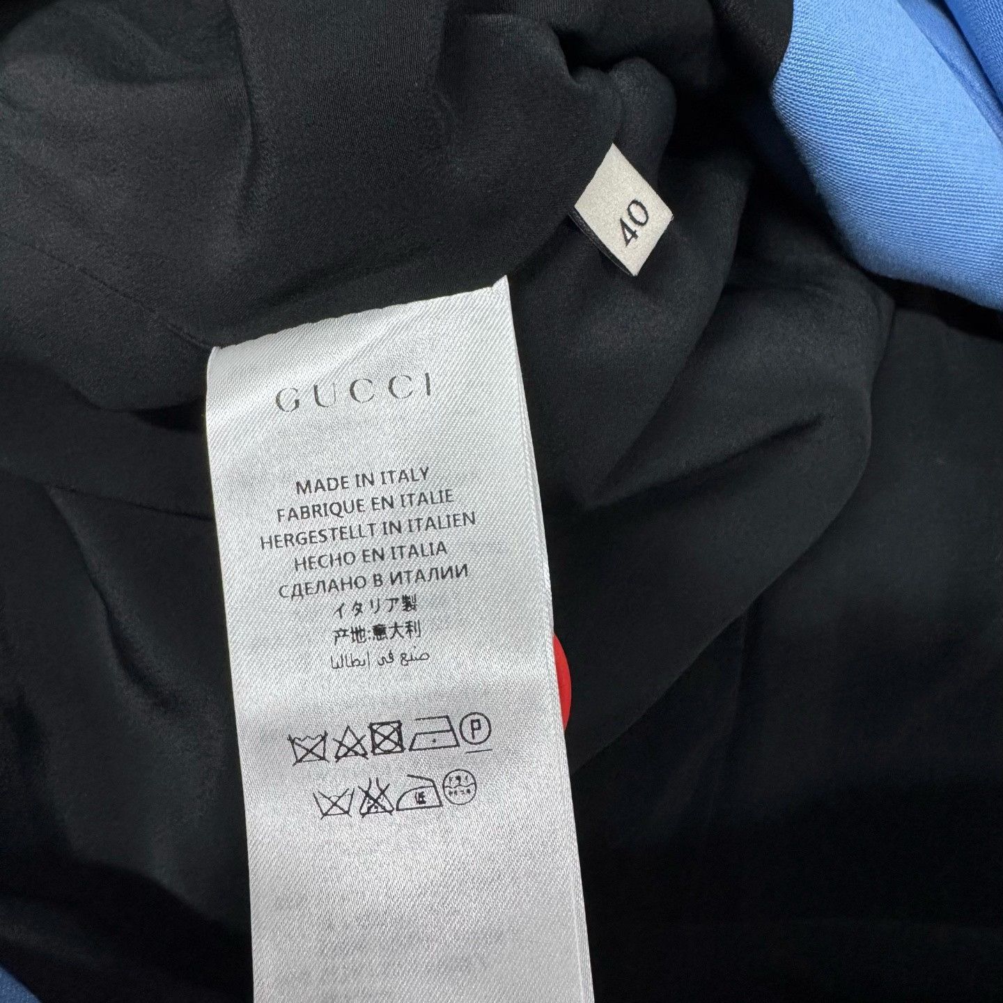 Gucci Gucci Blue Ruffle Short Coat Size 40 Size S / US 4 / IT 40 - 6 Thumbnail
