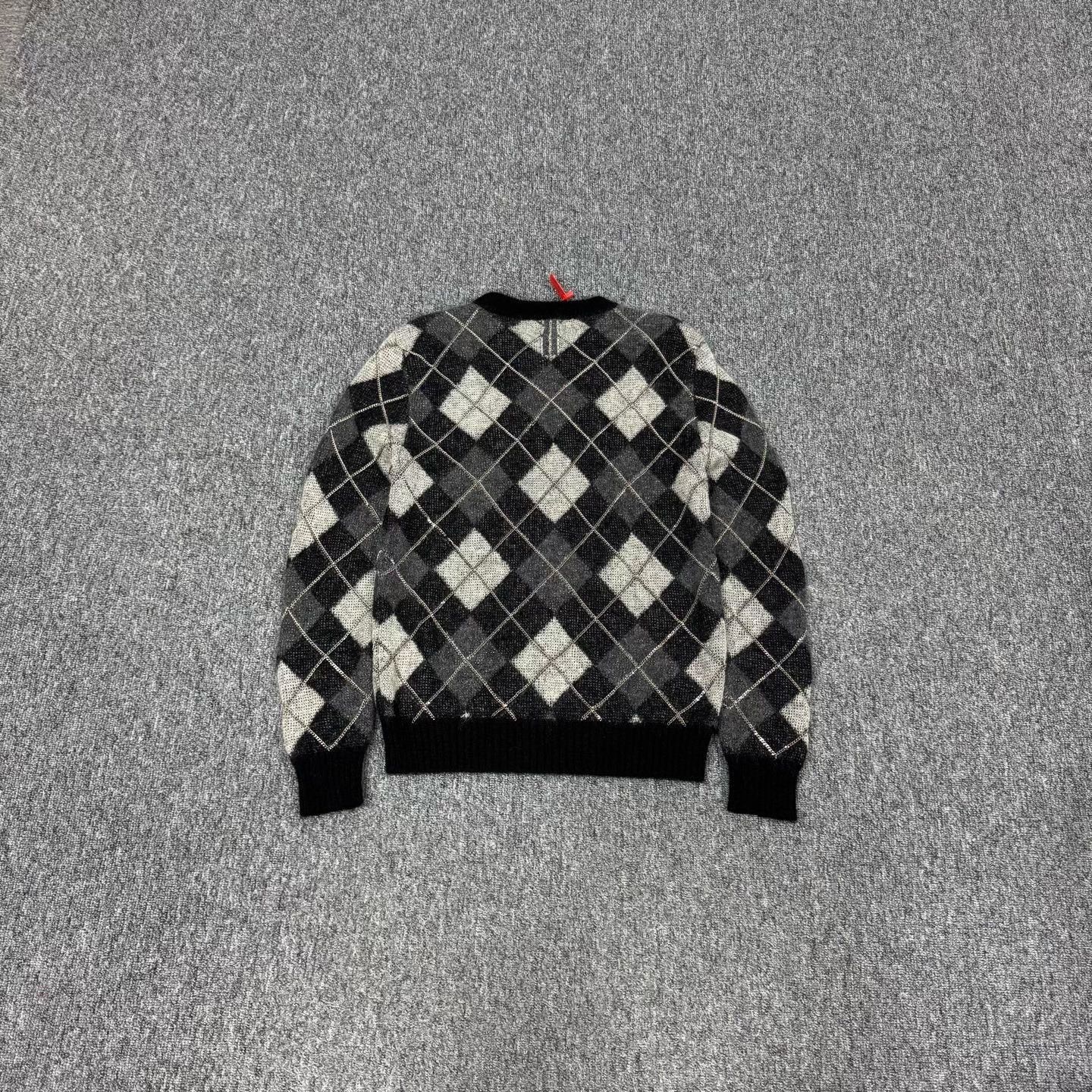 Saint Laurent Paris Saint Laurent SLP Chain Argyle Sweater Size US S / EU 44-46 / 1 - 2 Thumbnail