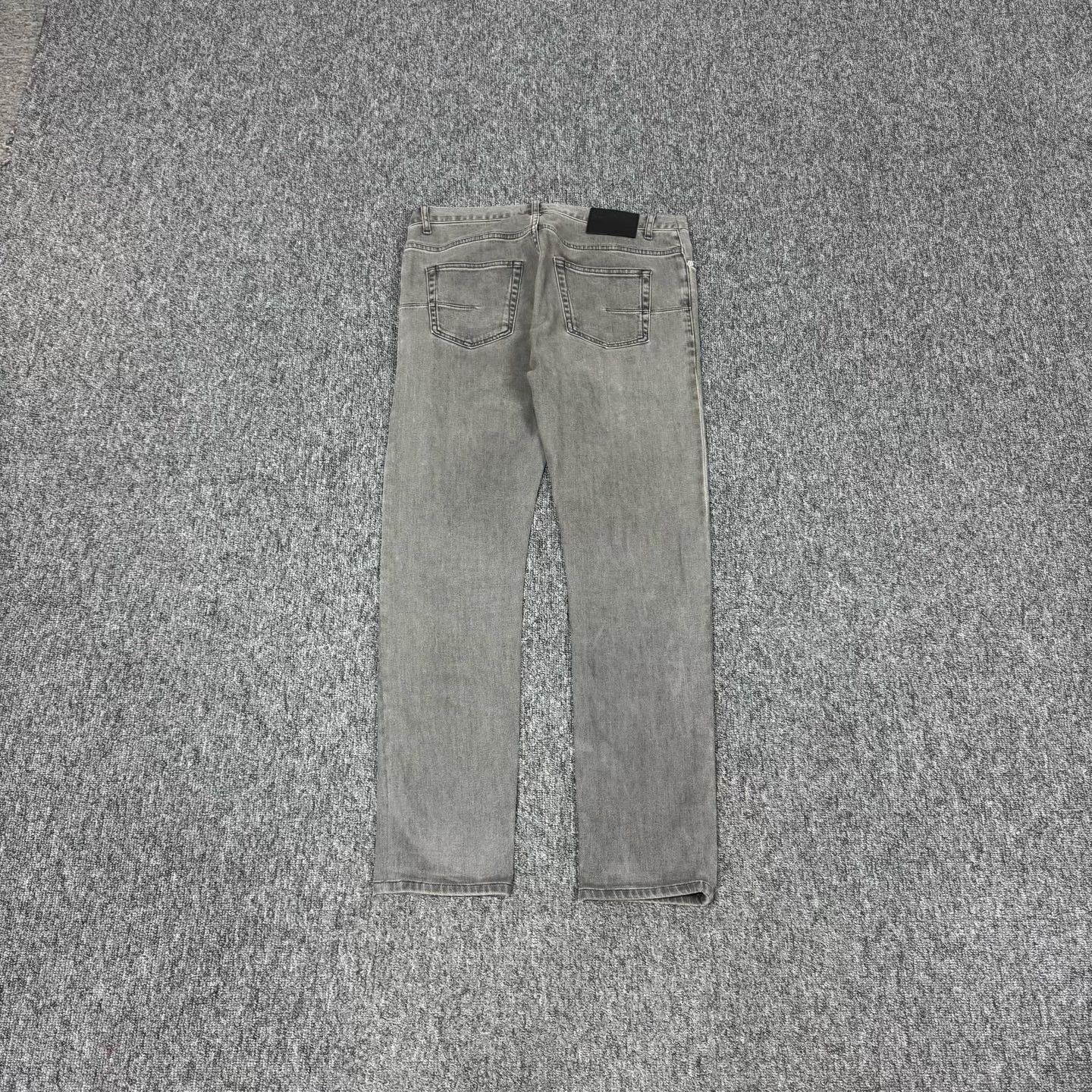 Dior Dior Leather Logo Jeans Size 31 Size US 31 - 2 Thumbnail