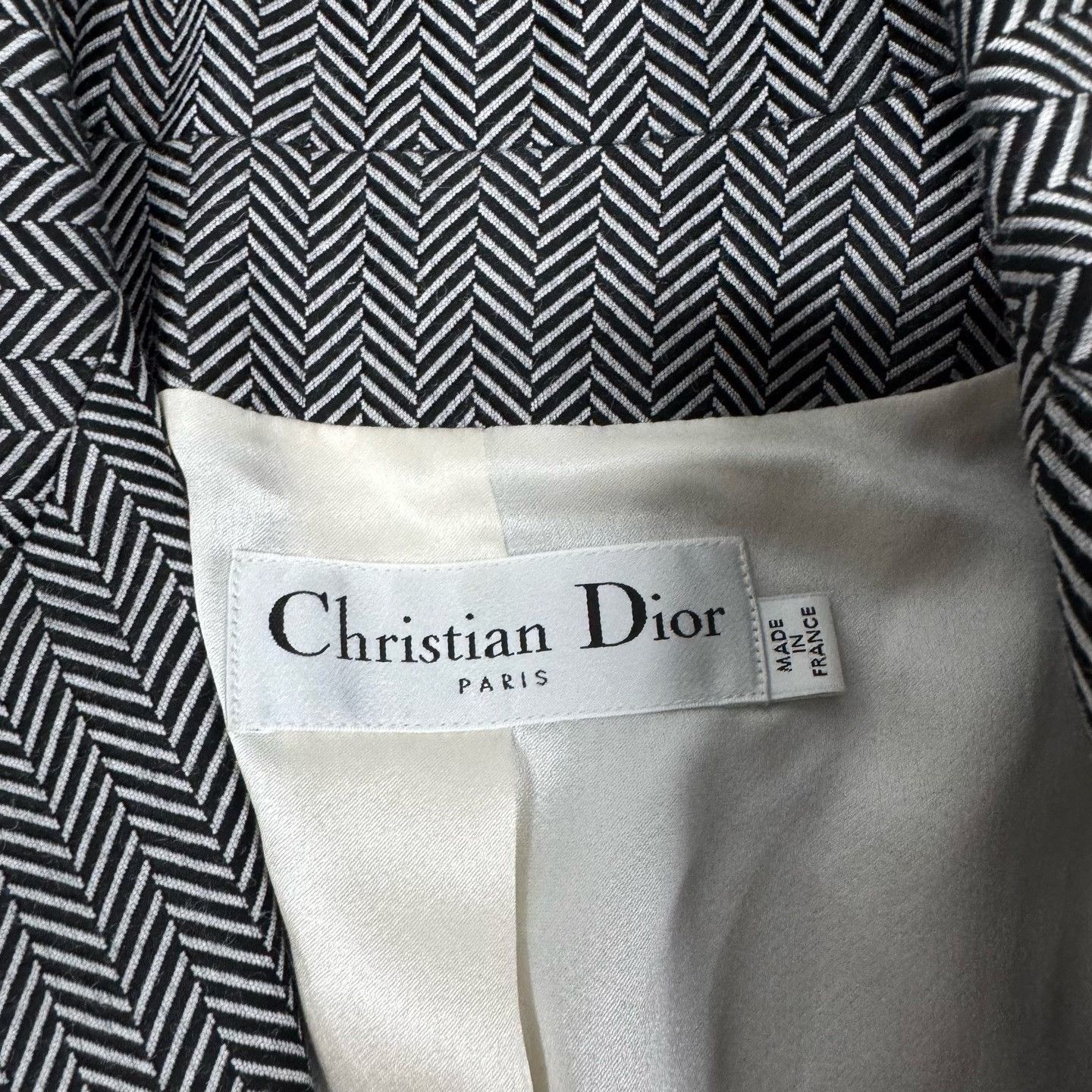 Dior Dior Color Block Stripe Wool Mid-Length Blazer Size XS / US 0-2 / IT 36-38 - 5 Thumbnail