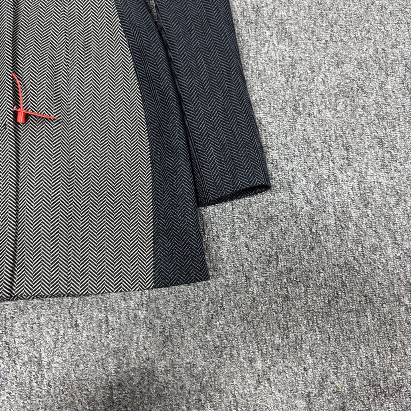 Dior Dior Color Block Stripe Wool Mid-Length Blazer Size XS / US 0-2 / IT 36-38 - 3 Thumbnail