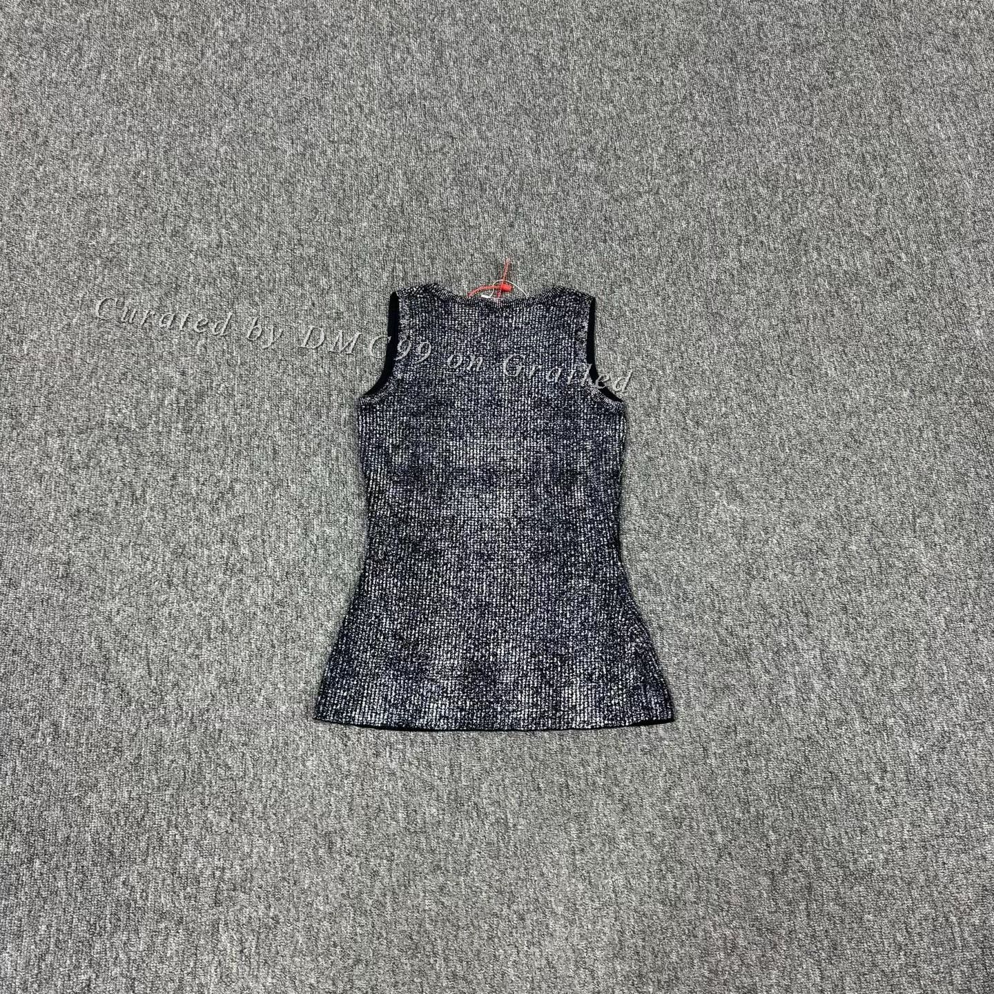 Dior Dior Woven Sleeveless Knit Top Size XXS / US 00 / IT 34 - 2 Thumbnail