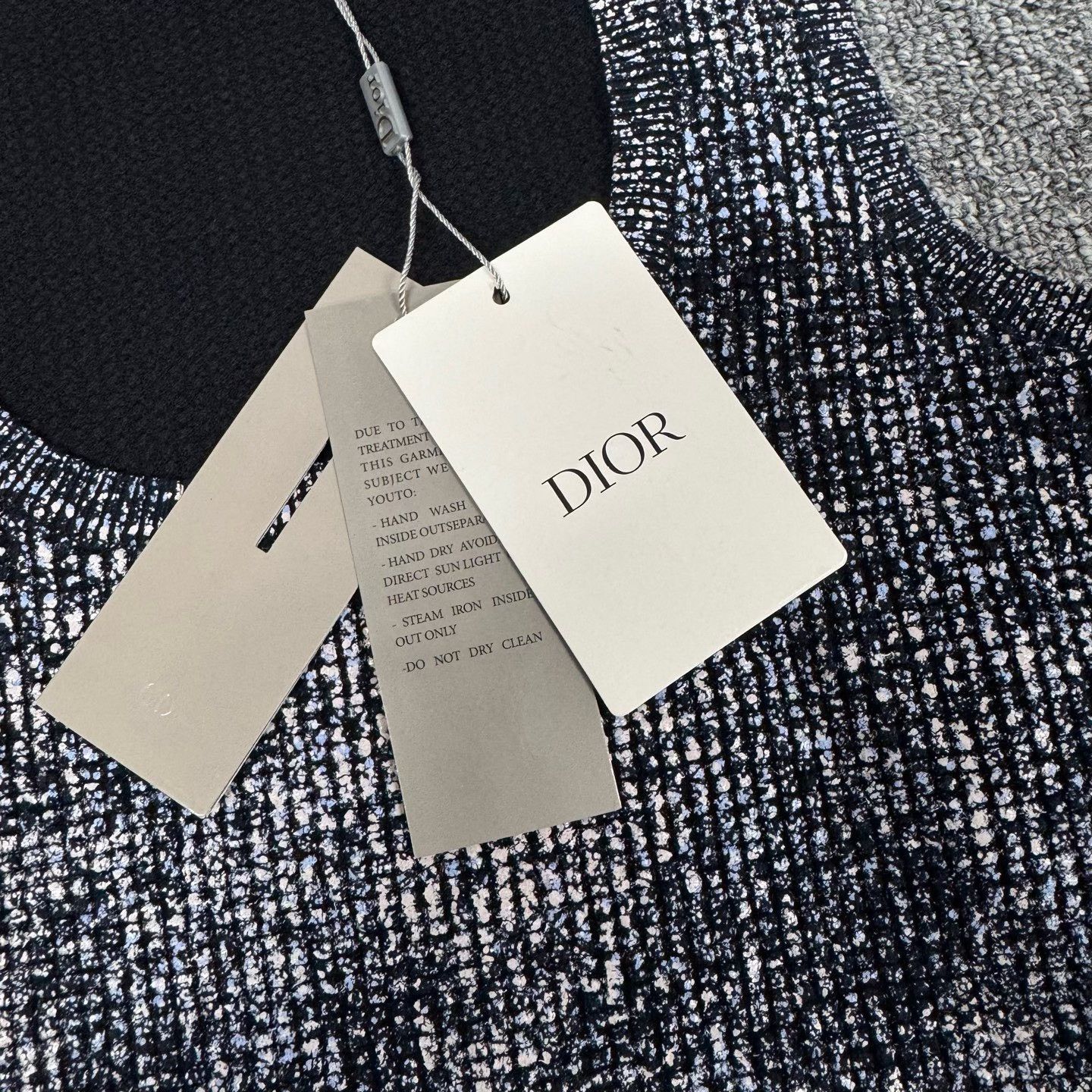 Dior Dior Woven Sleeveless Knit Top Size XXS / US 00 / IT 34 - 4 Thumbnail