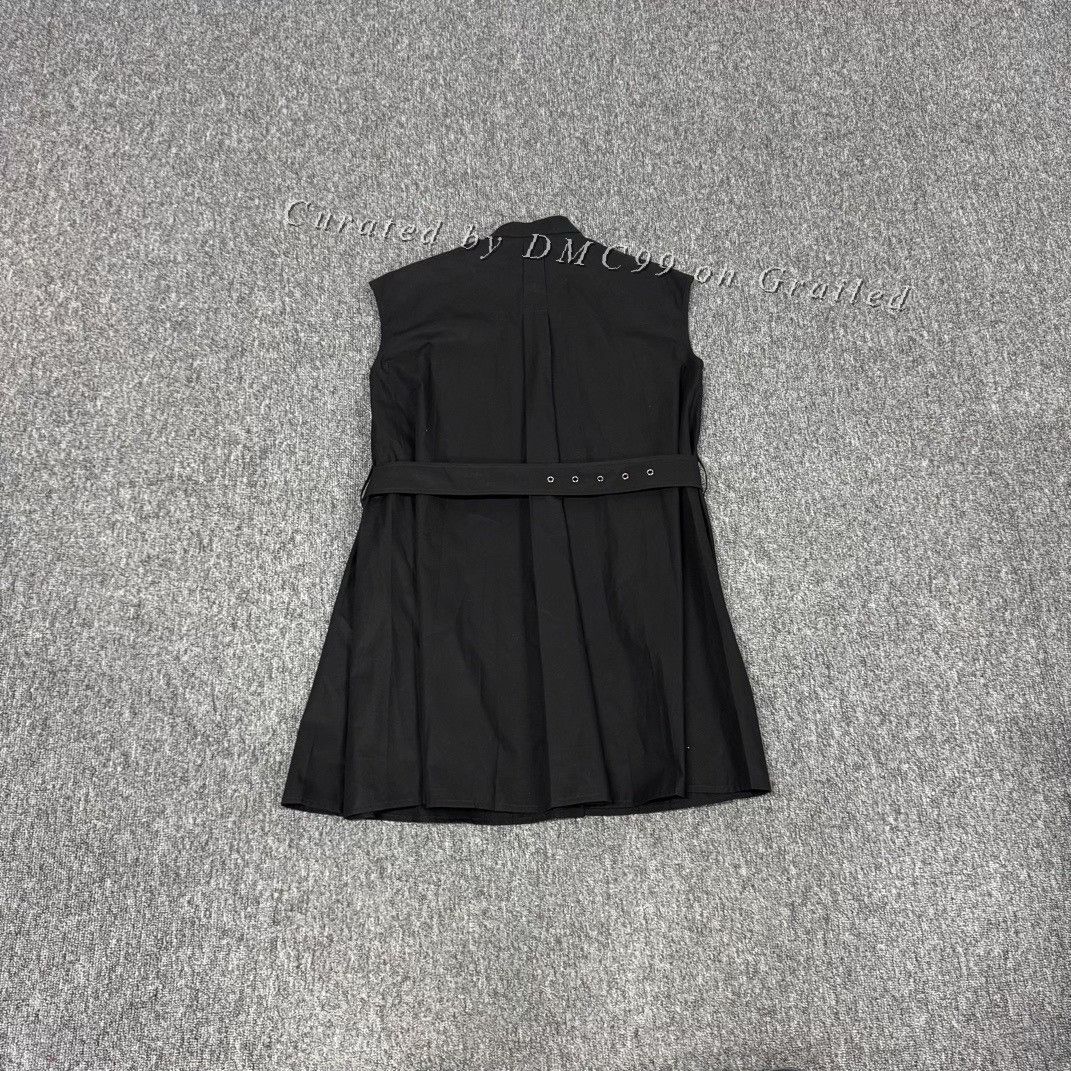 Dior Dior Sleeveless Single-Breasted Belt Vest Dress Size XS / US 0-2 / IT 36-38 - 2 Thumbnail