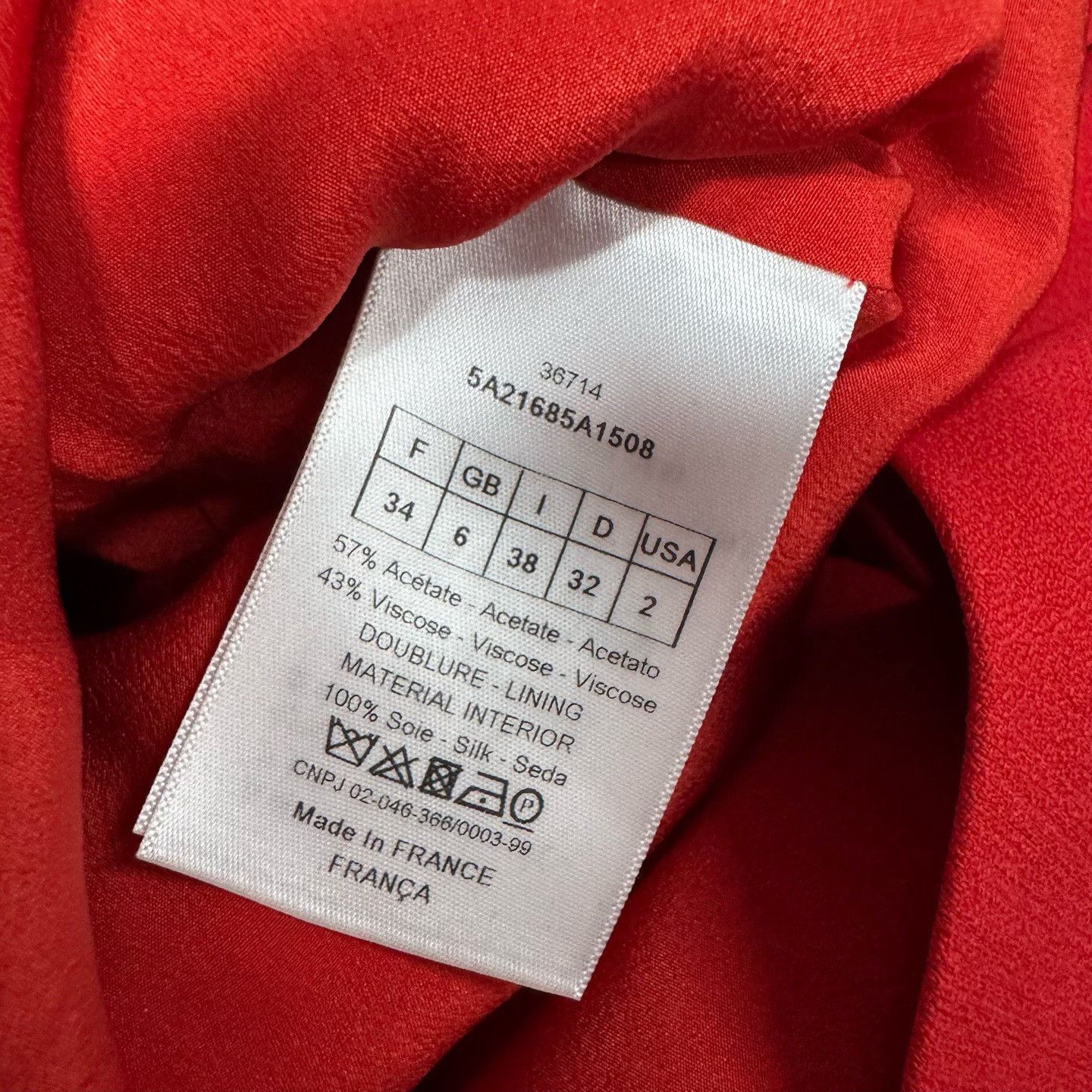 Dior Dior Red Half-Zip Short-Sleeve Dress Size XXS / US 00 / IT 34 - 5 Thumbnail