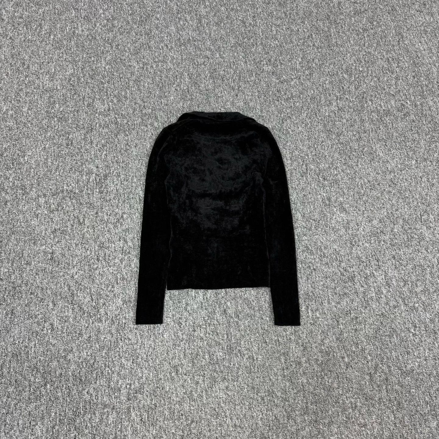 Alexander Wang Alexander Wang Crystal Logo Deep V Long Sleeve T-Shirt Size XS / US 0-2 / IT 36-38 - 2 Thumbnail