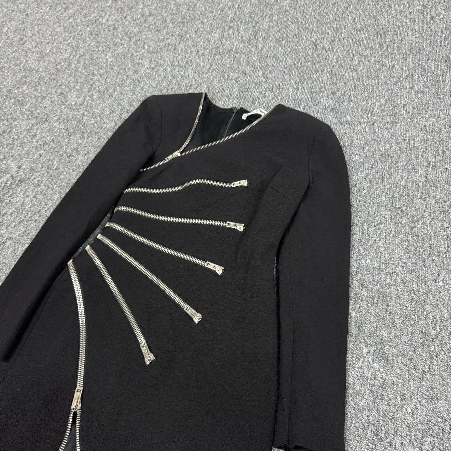 Alexander Wang Alexander Wang Multi-Zip Long-Sleeve Dress Size XS / US 0-2 / IT 36-38 - 4 Thumbnail