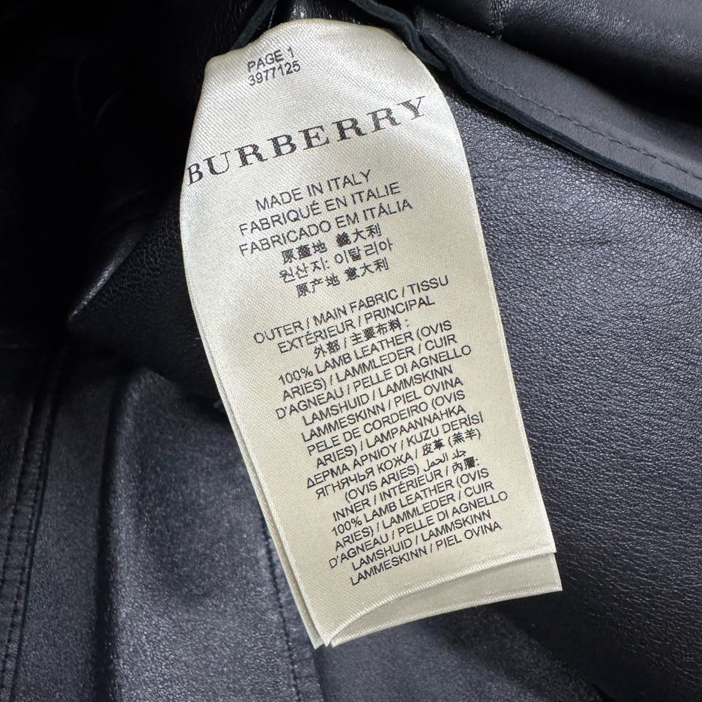 Burberry Burberry Lambskin Short Leather Jacket Size XL / US 12-14 / IT 48-50 - 6 Thumbnail